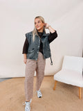Lucie Jeans Jacket Grijs/Zwart