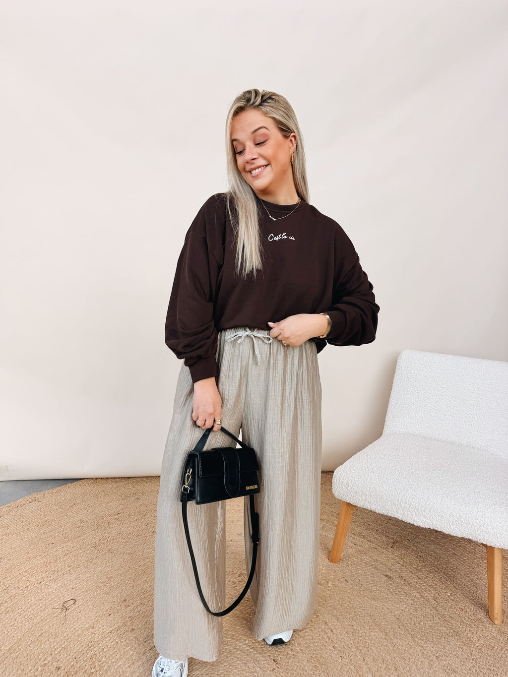 Sweatshirt C'Est La Vie Choco