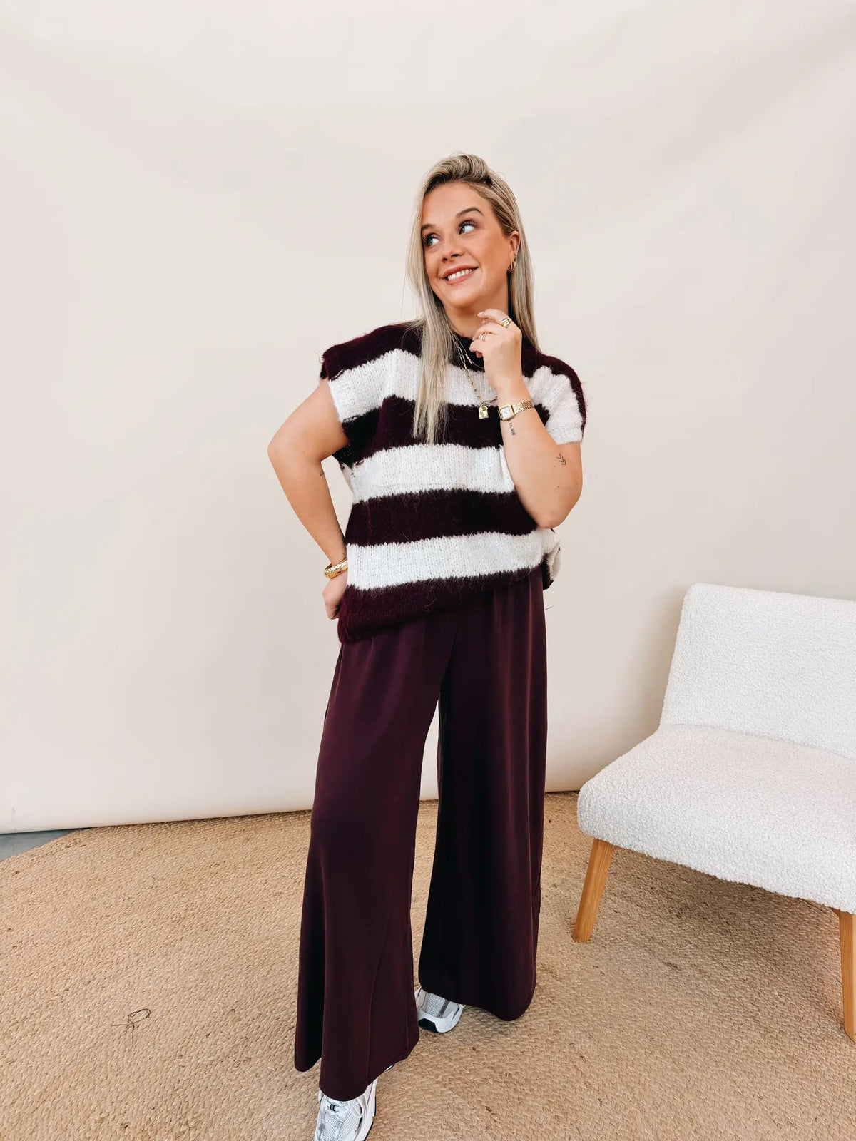 Alix Knit Burgundy