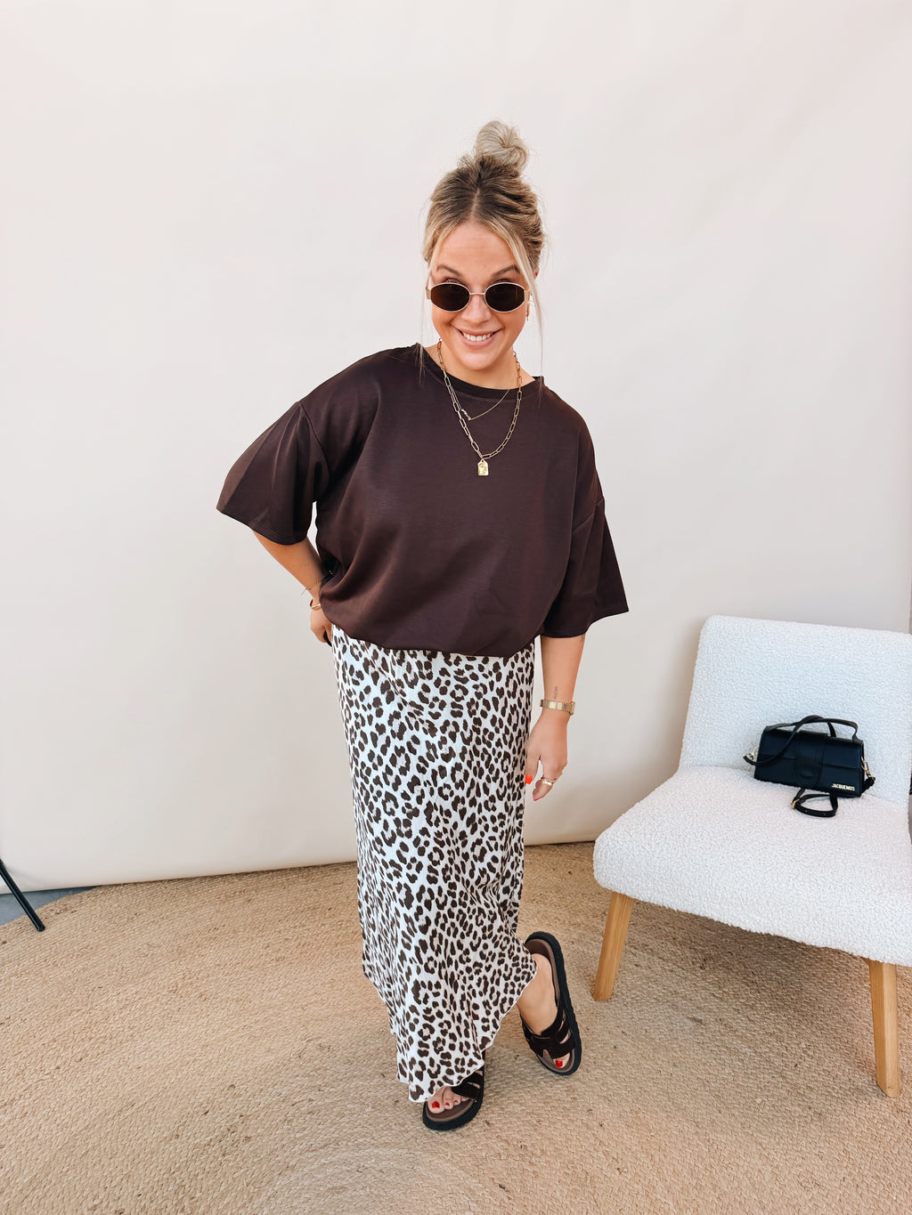 Jente Leopard Rok