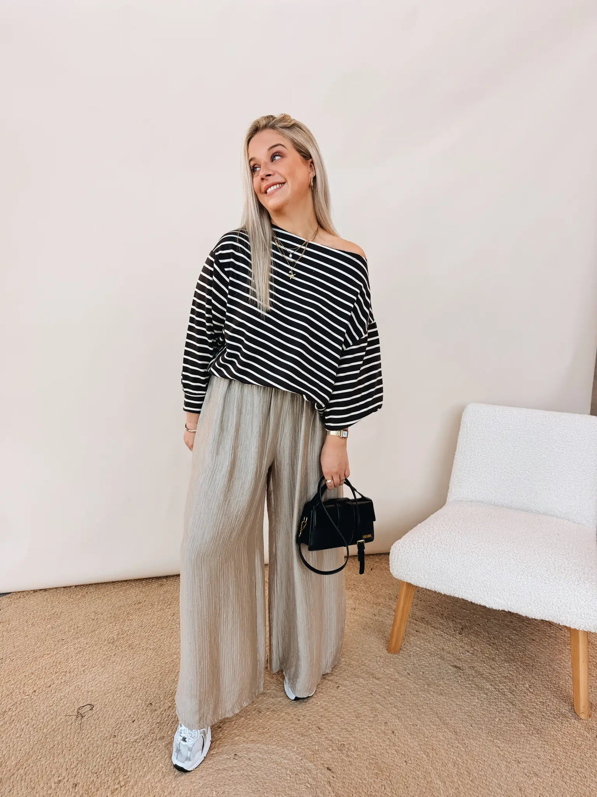 Leonore Pantalon Taupe