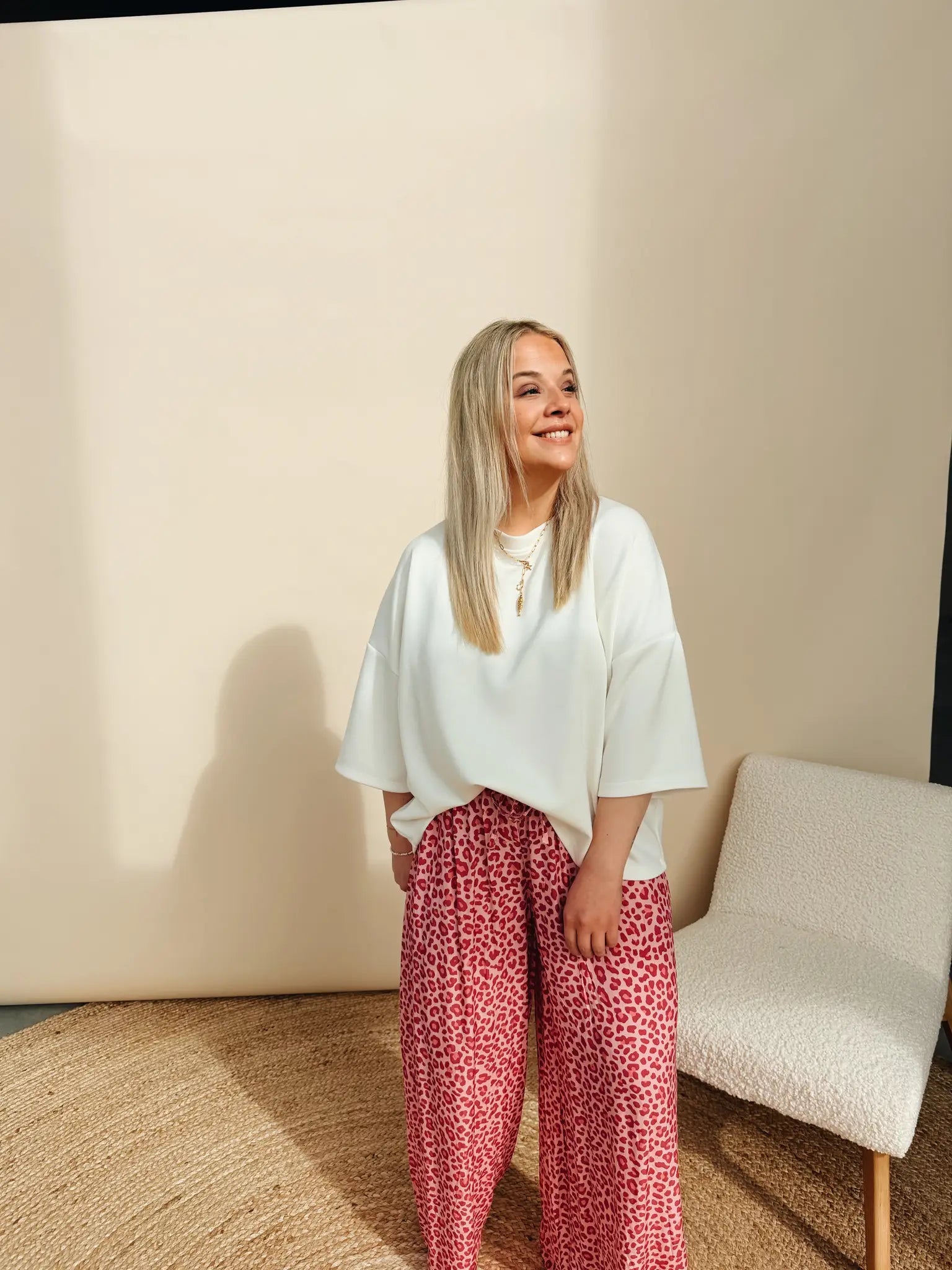 Annebel Leopard Pantalon