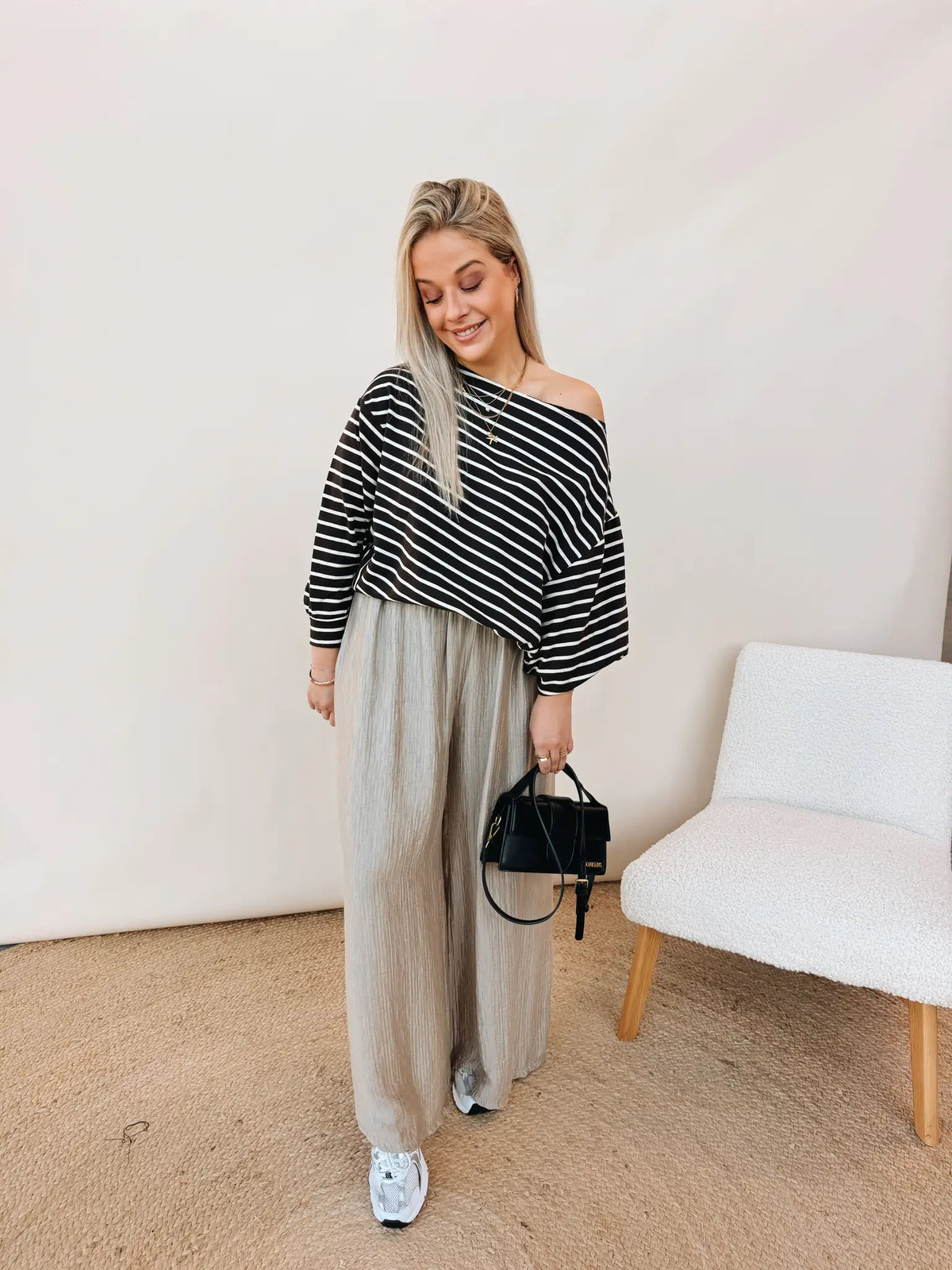 Leonore Pantalon Taupe