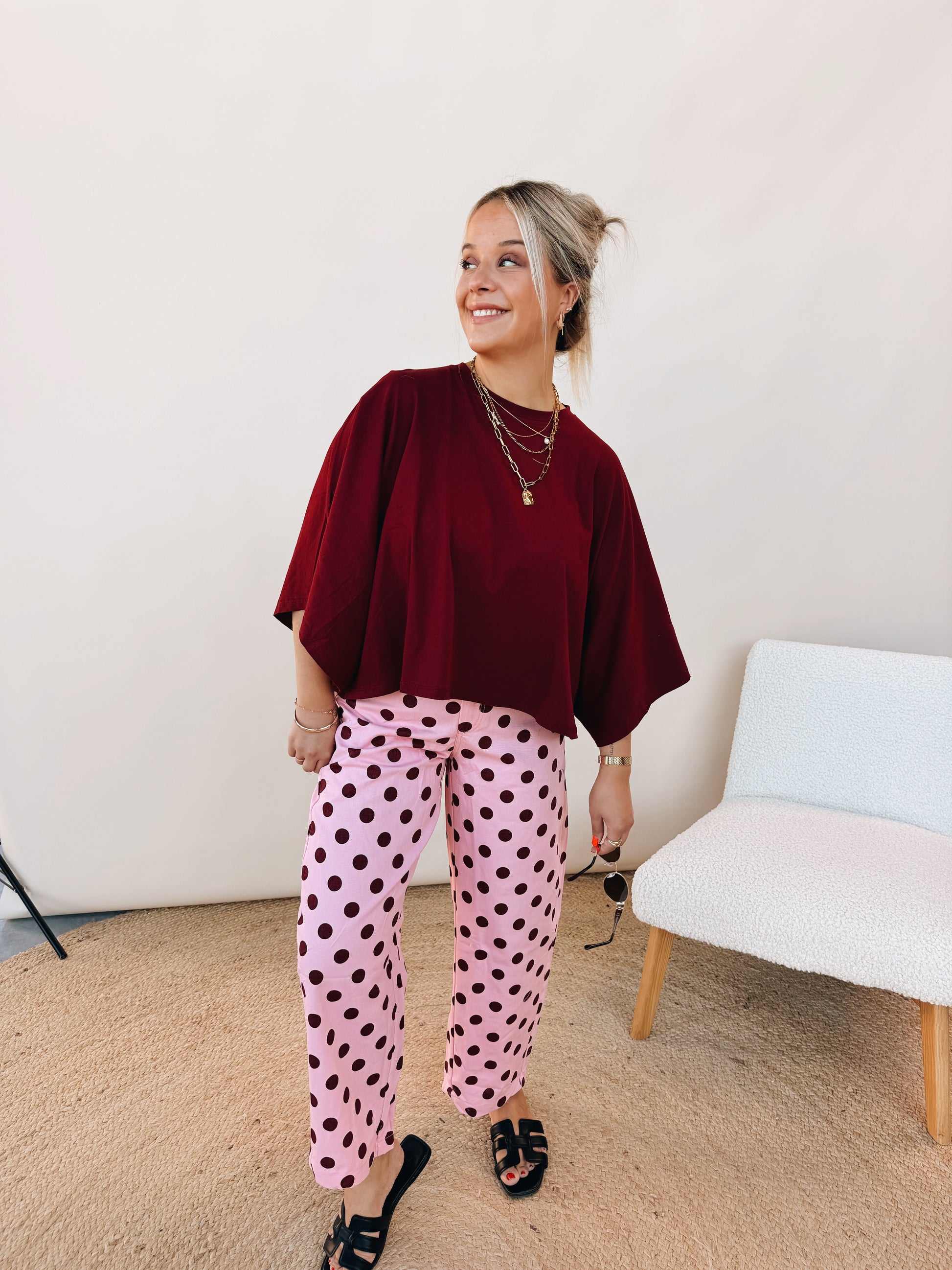 Lenza Top Bordeaux
