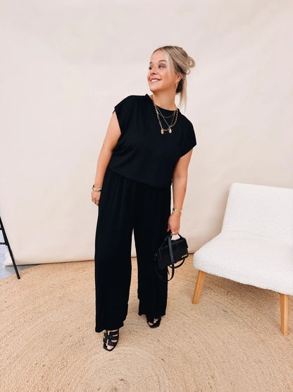 Simone Pantalon Zwart