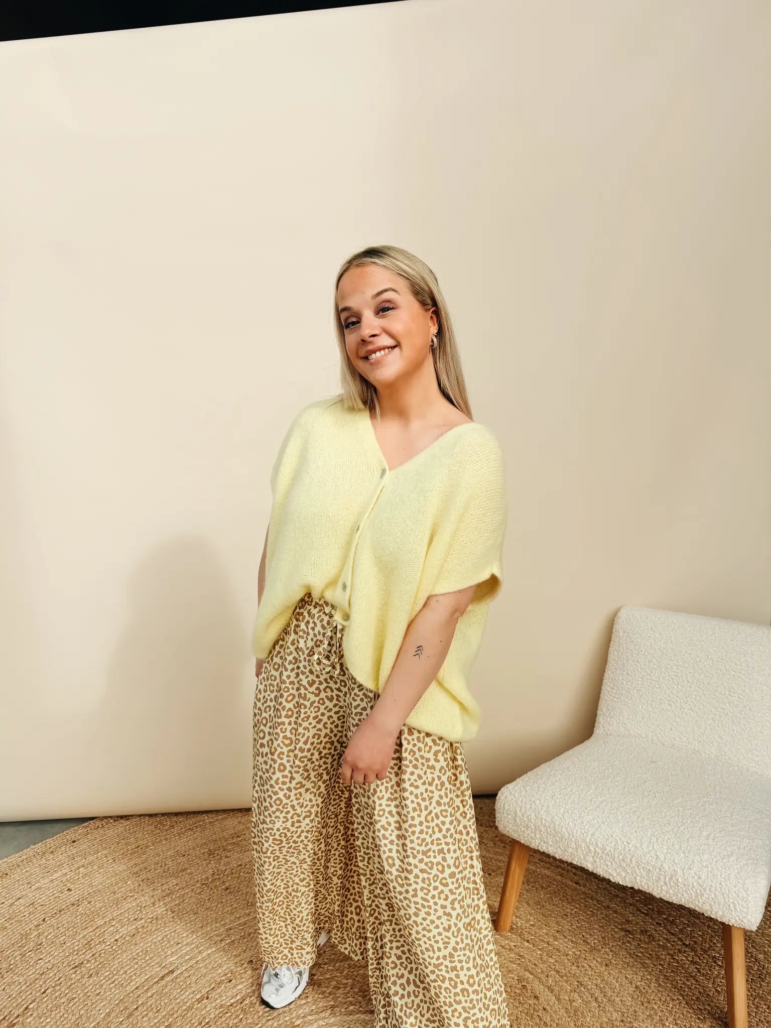 Annebel Leopard Pantalon