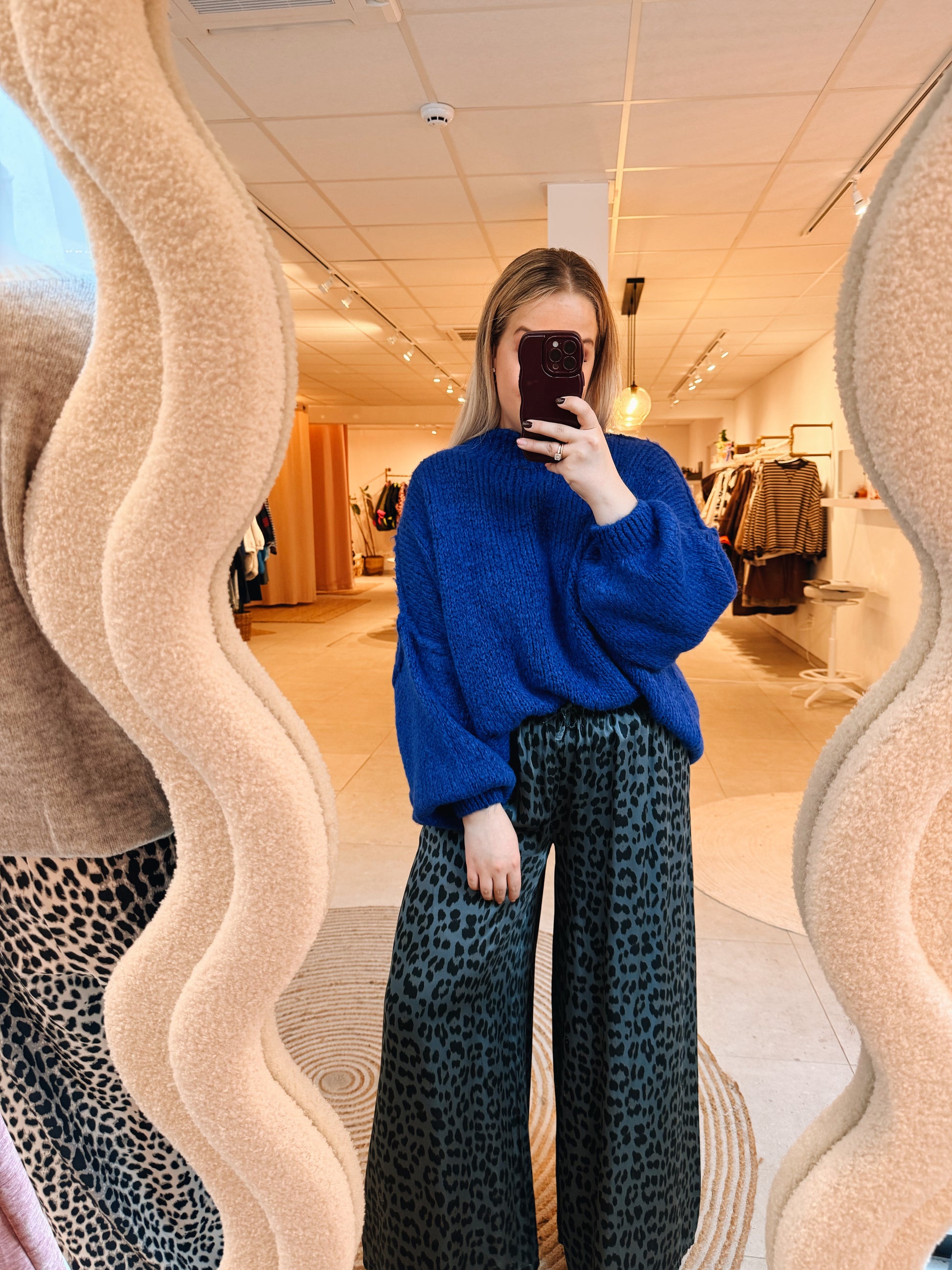 Lucille Leopard Pantalon