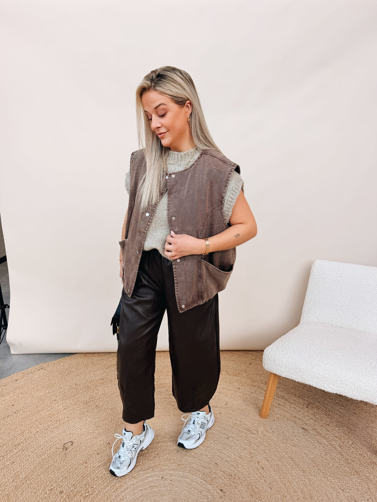 Romane Jeans Jacket Choco