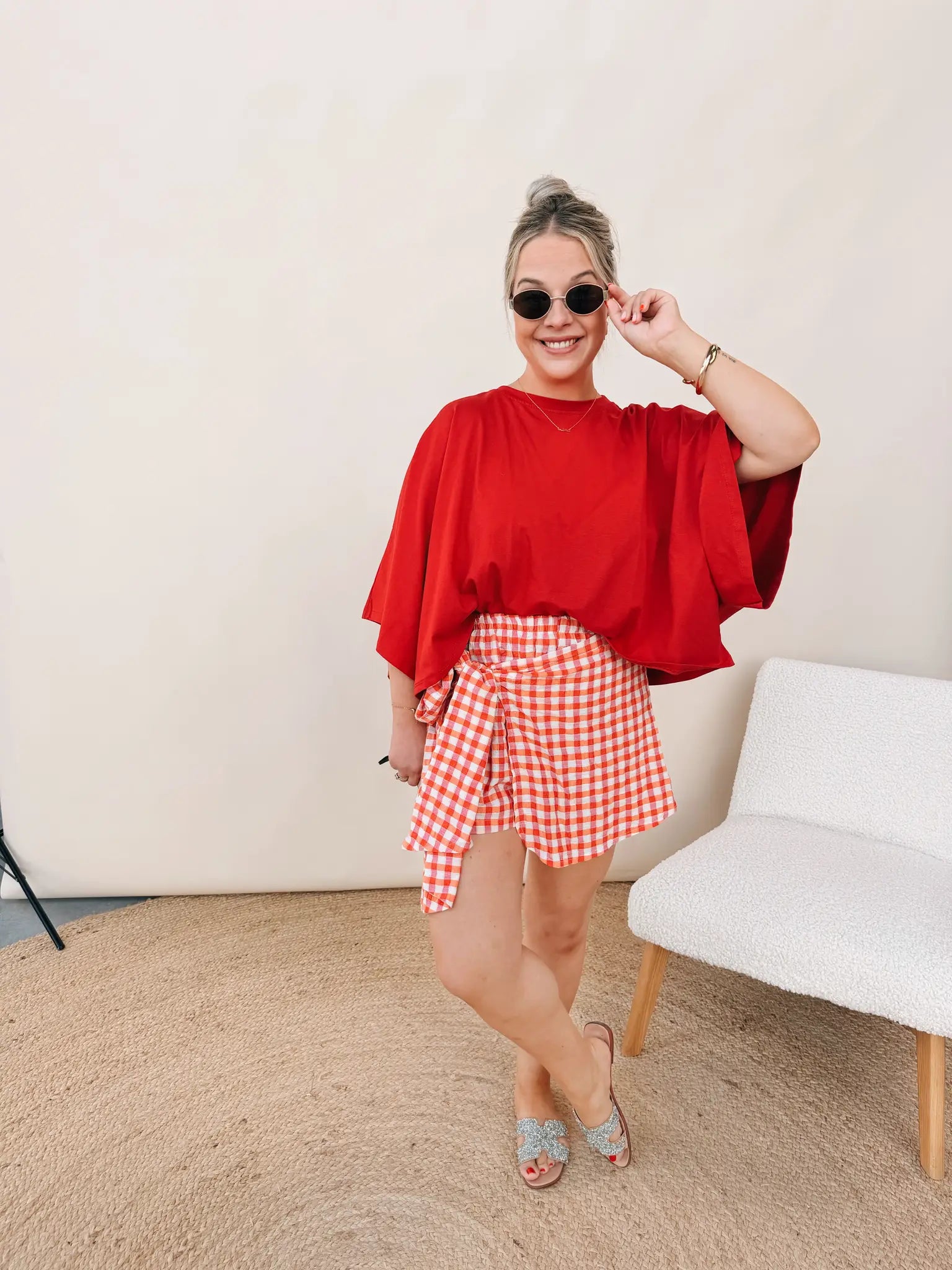 Lenza Top Rood