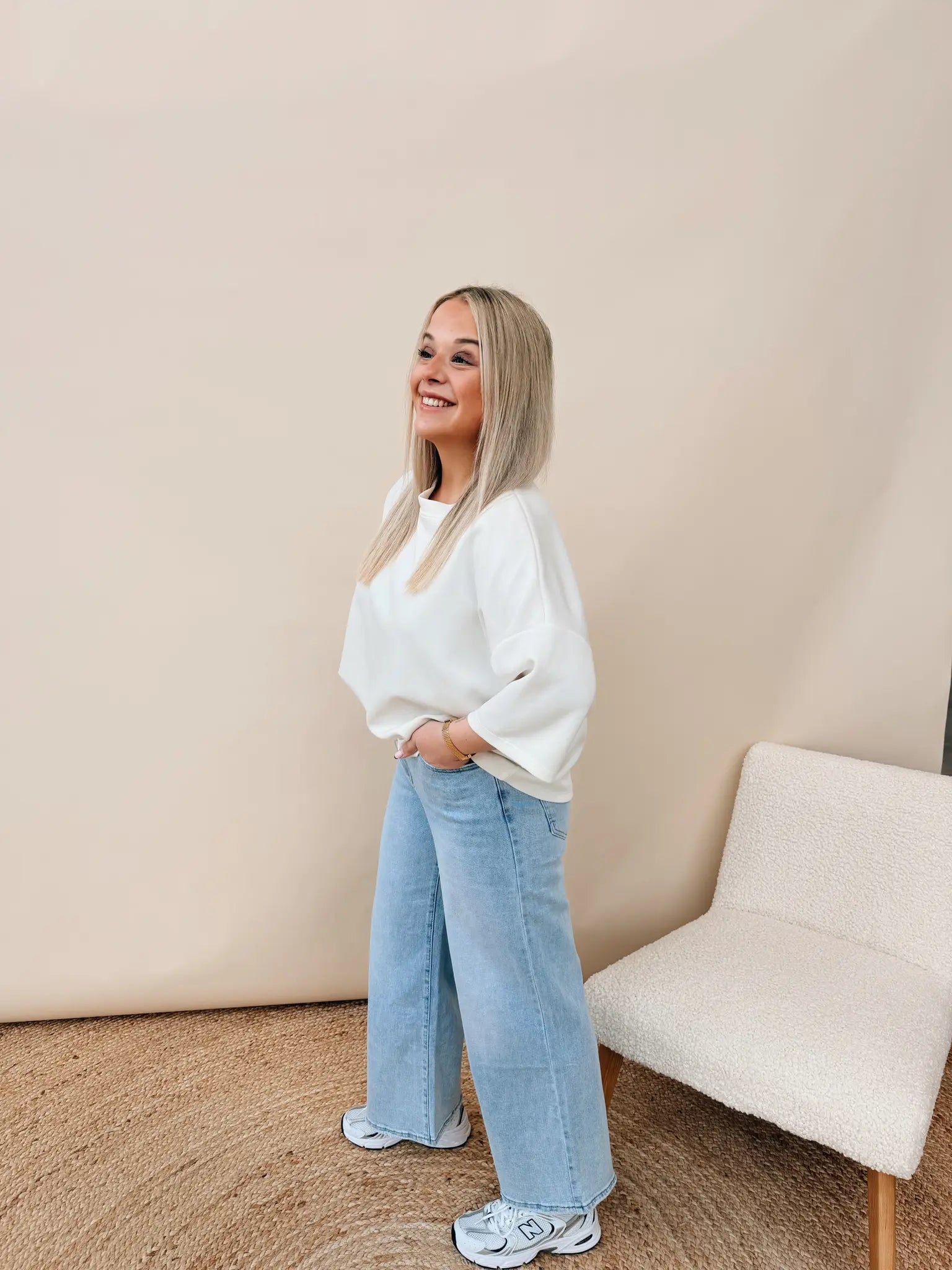 Eva Wide Leg Cropped Jeans