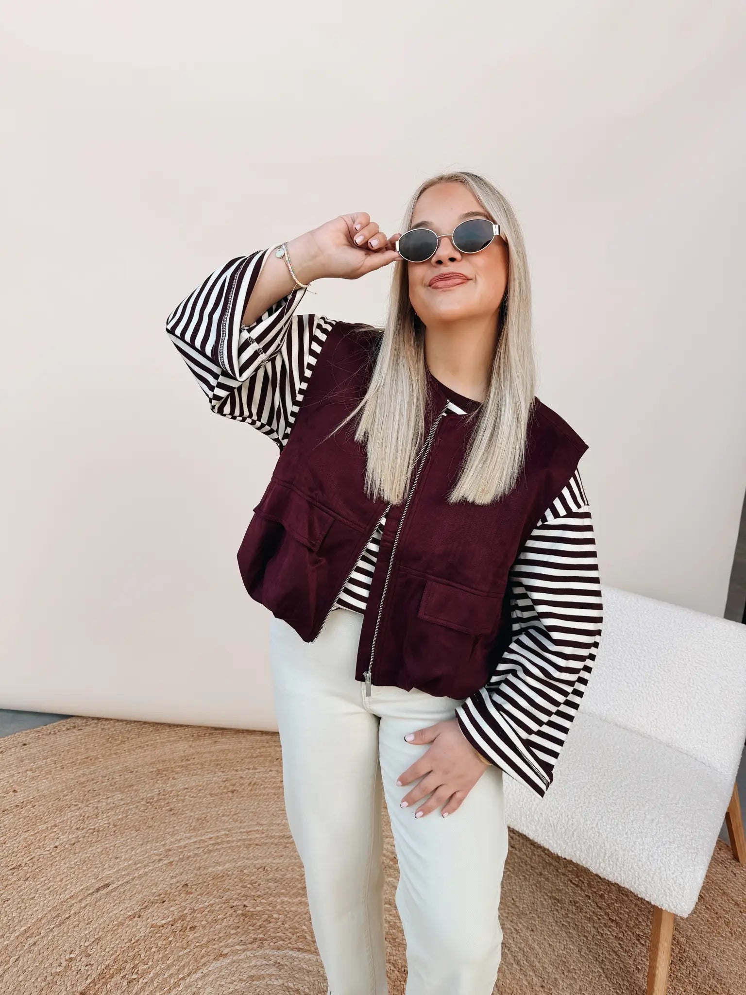 Mina Jacket Bordeaux