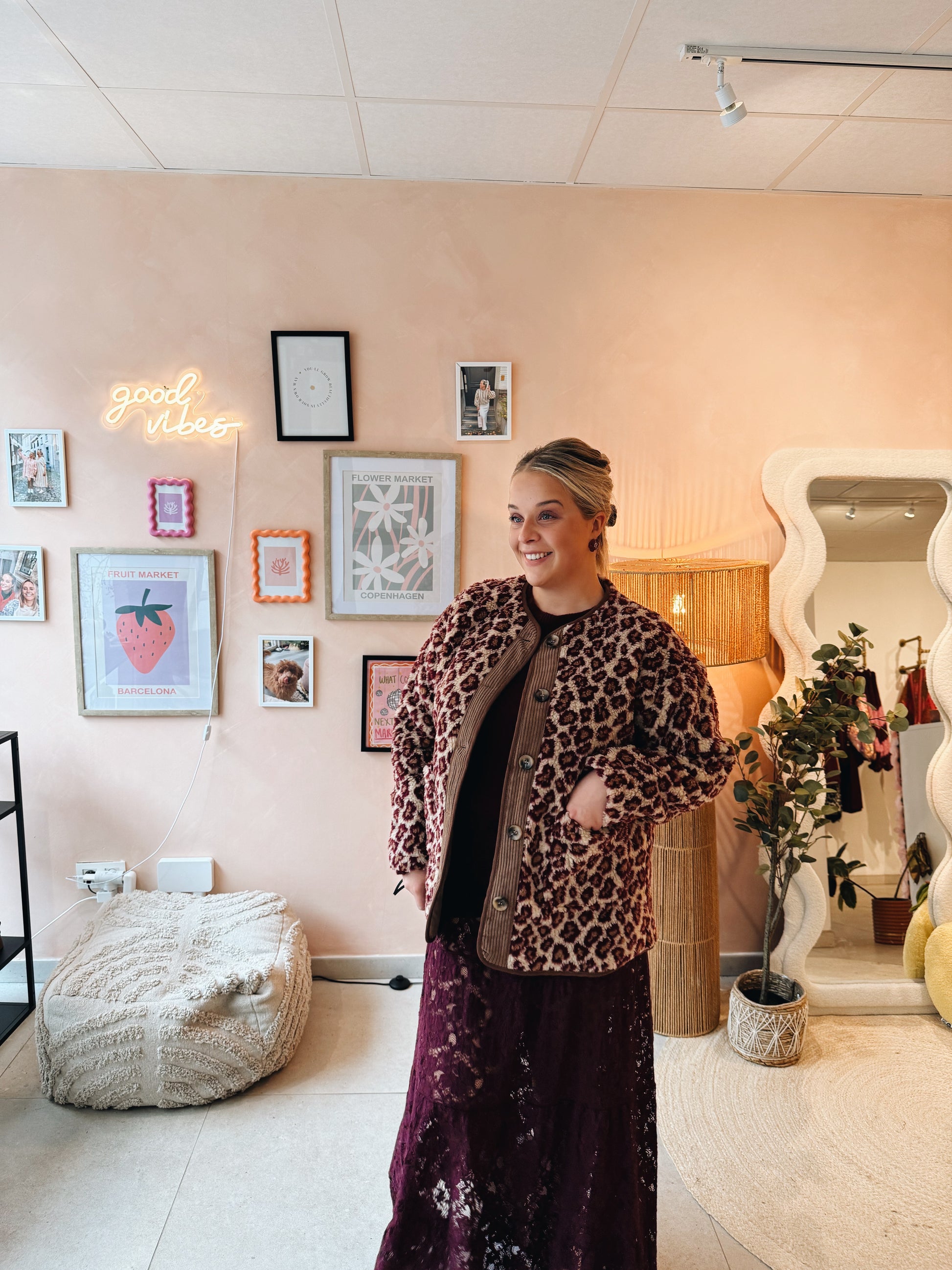 Lucille Leopard Jacket