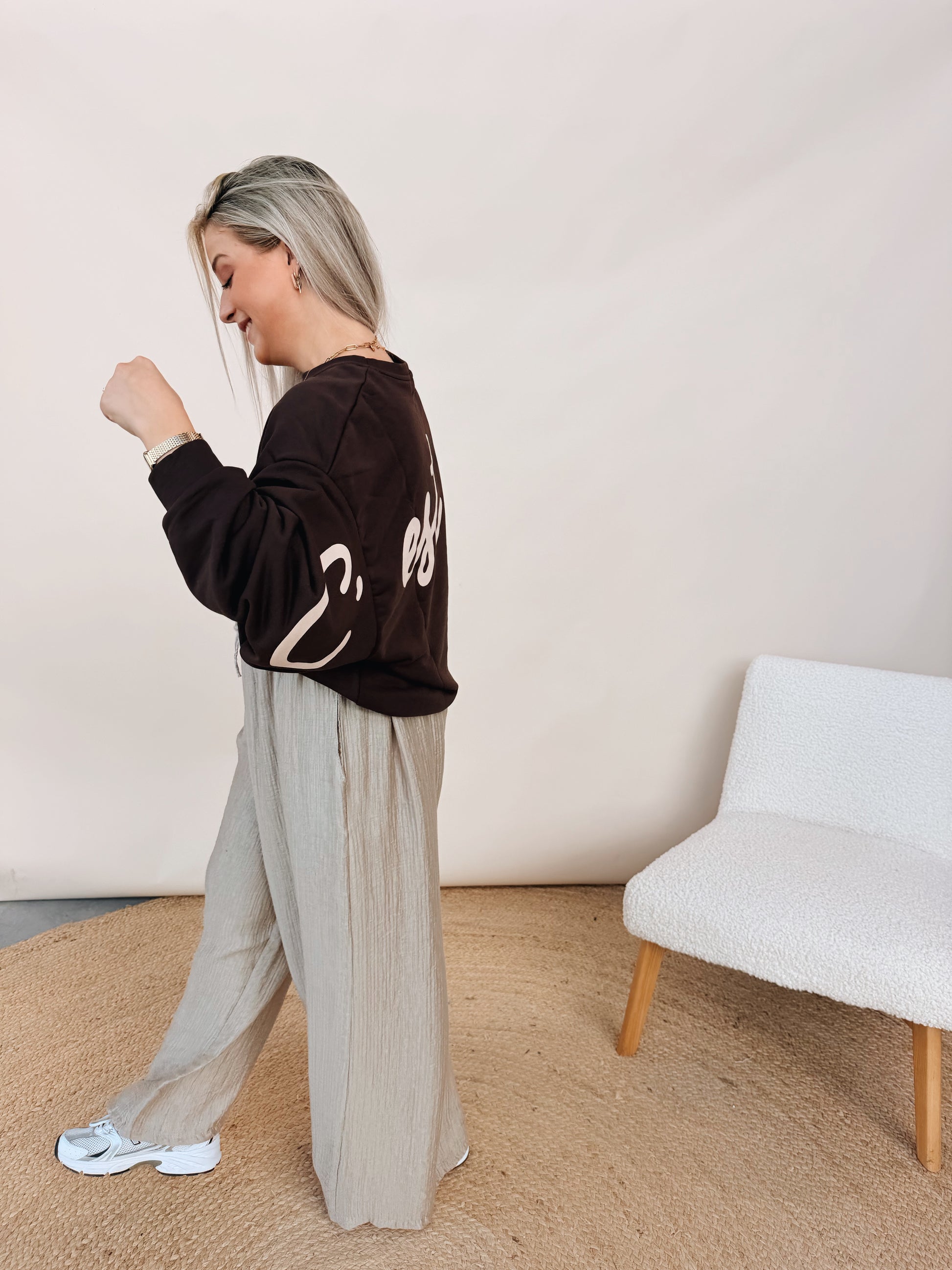 Sweatshirt C'Est La Vie Choco