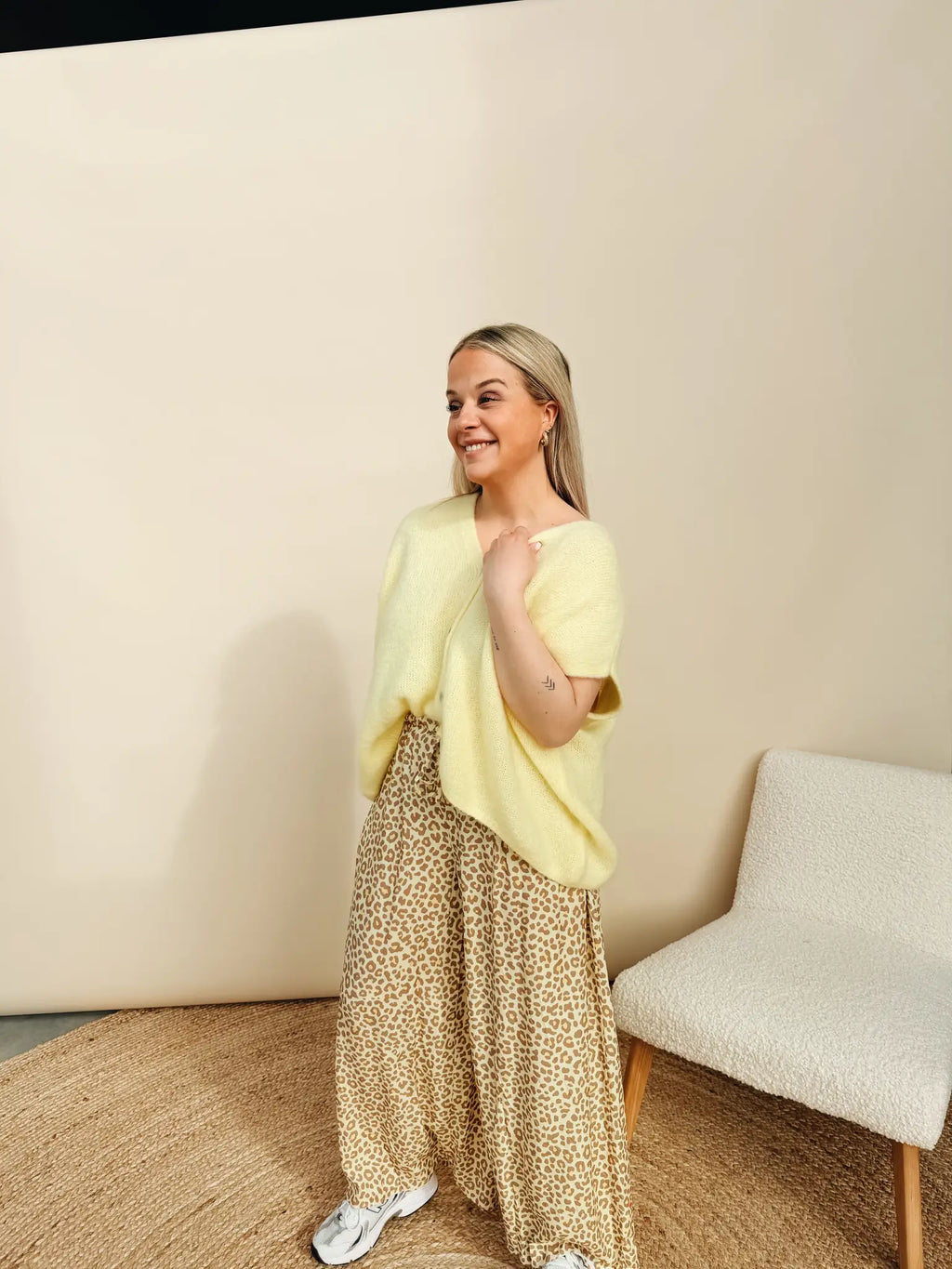 Annebel Leopard Pantalon