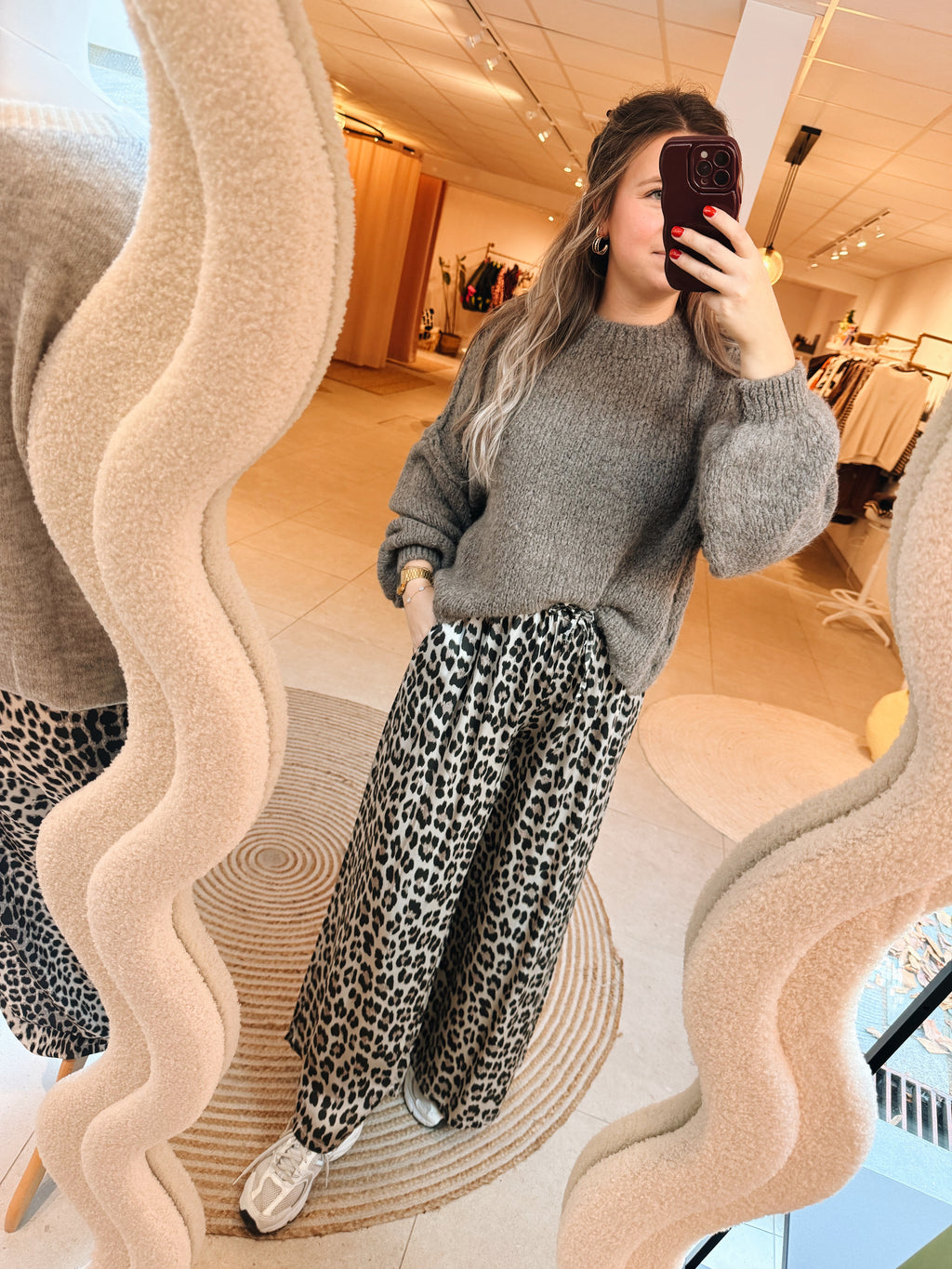 Lucille Leopard Pantalon