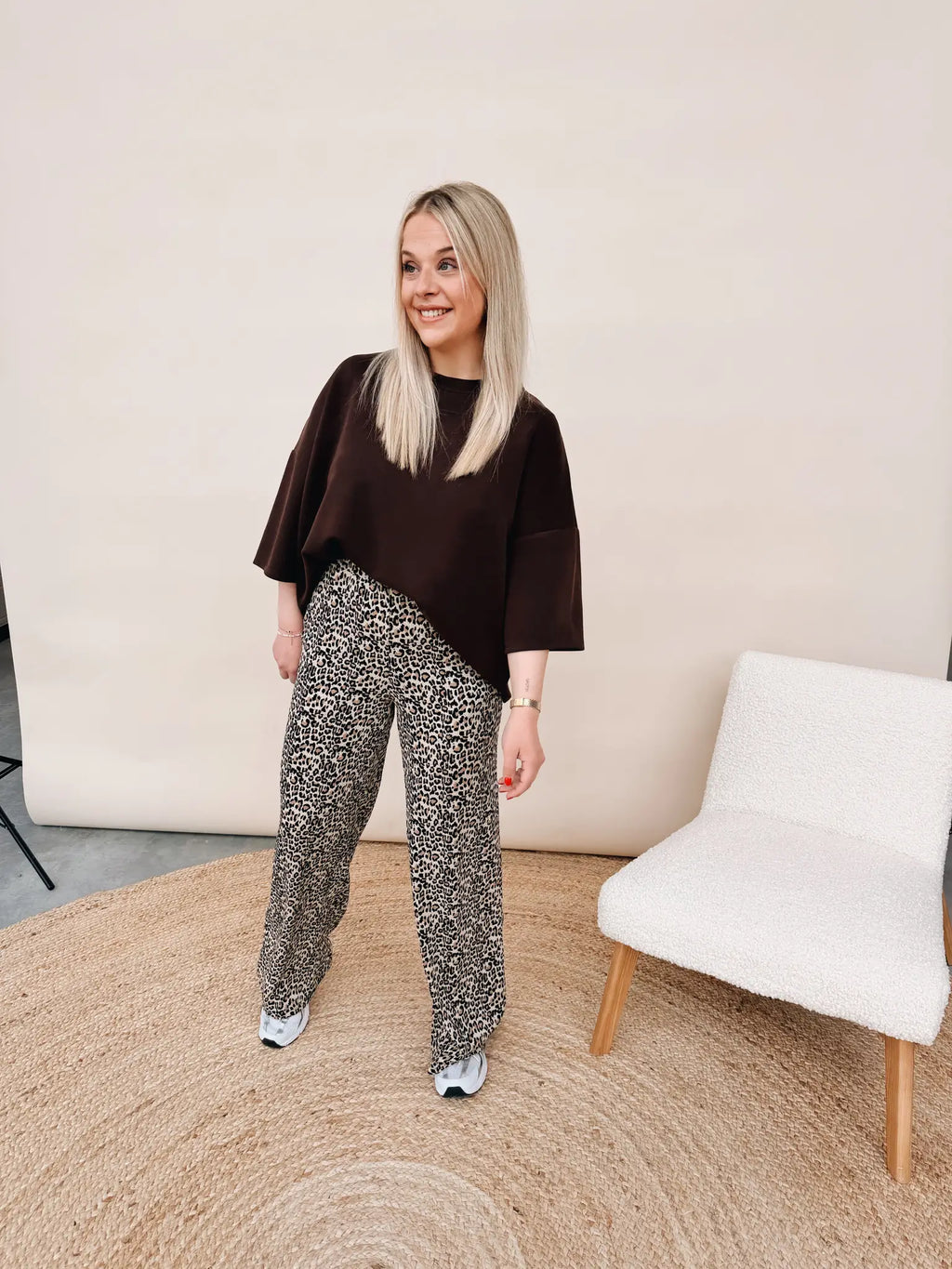 Vieve Leopard Pantalon