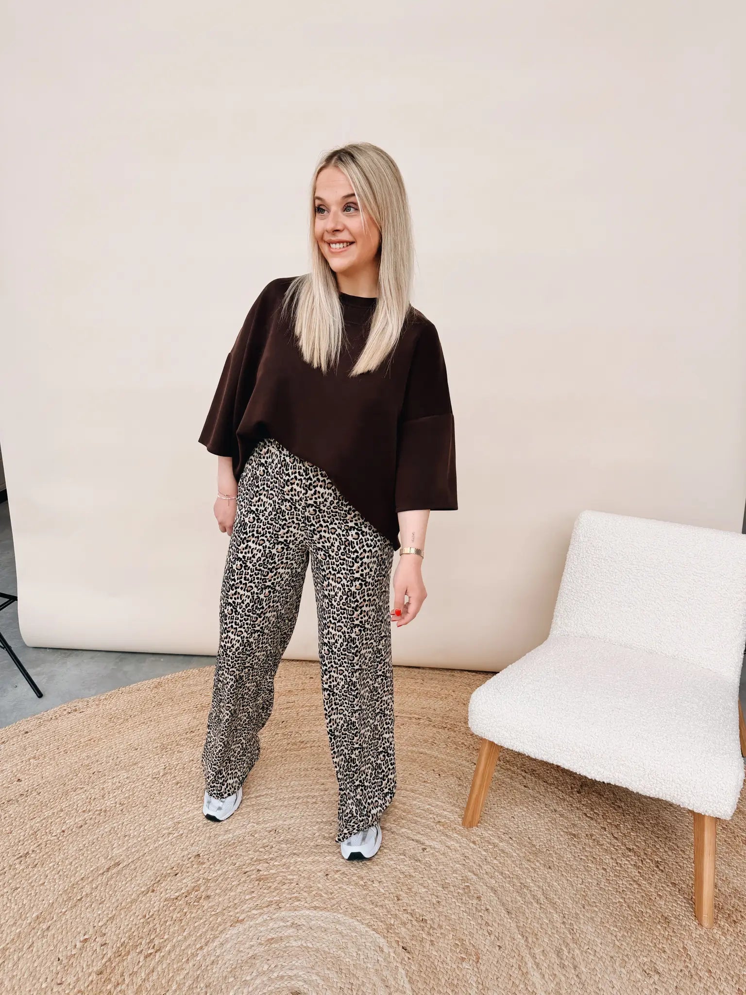 Vieve Leopard Pantalon