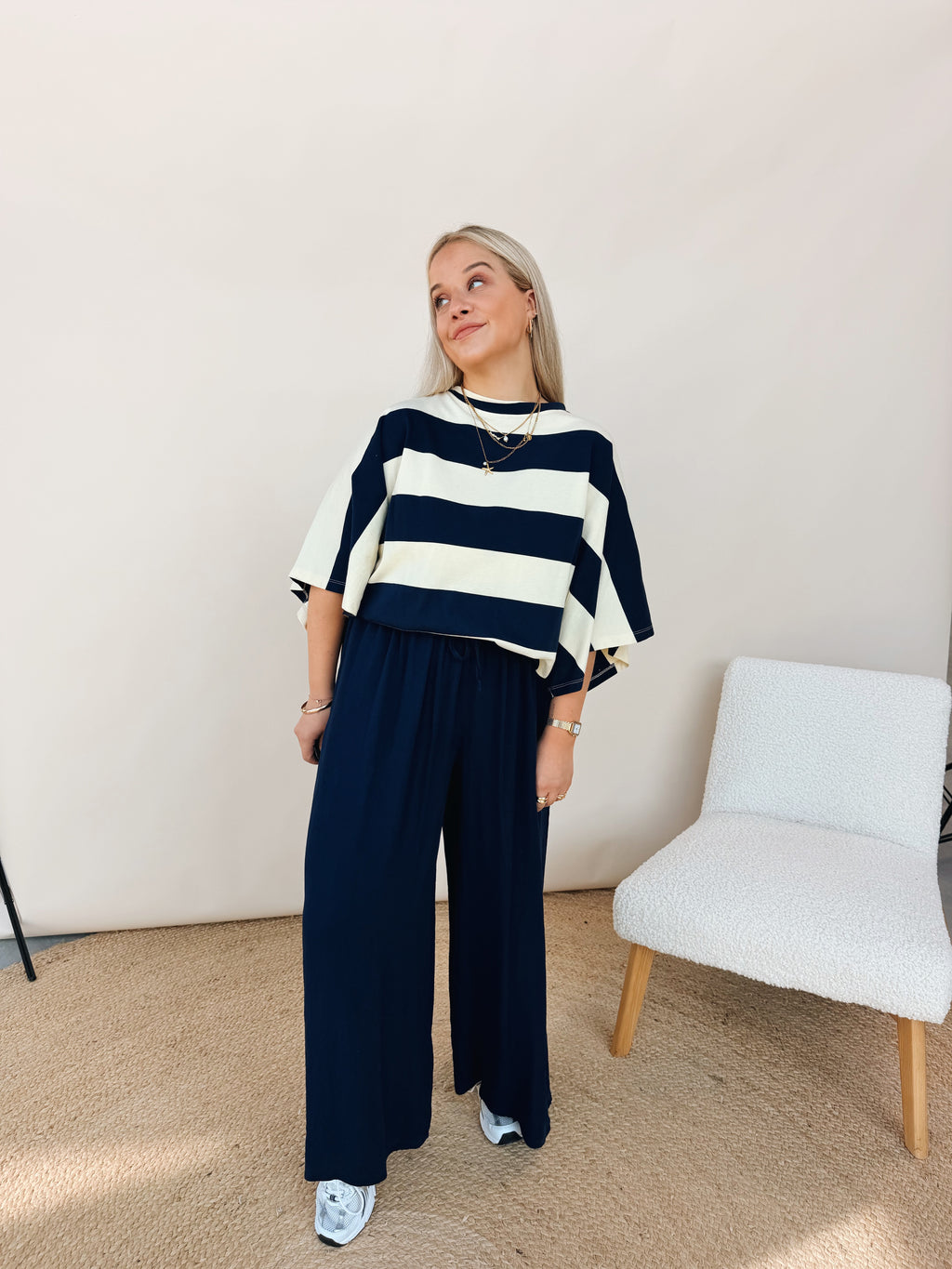 Violette Top Navy