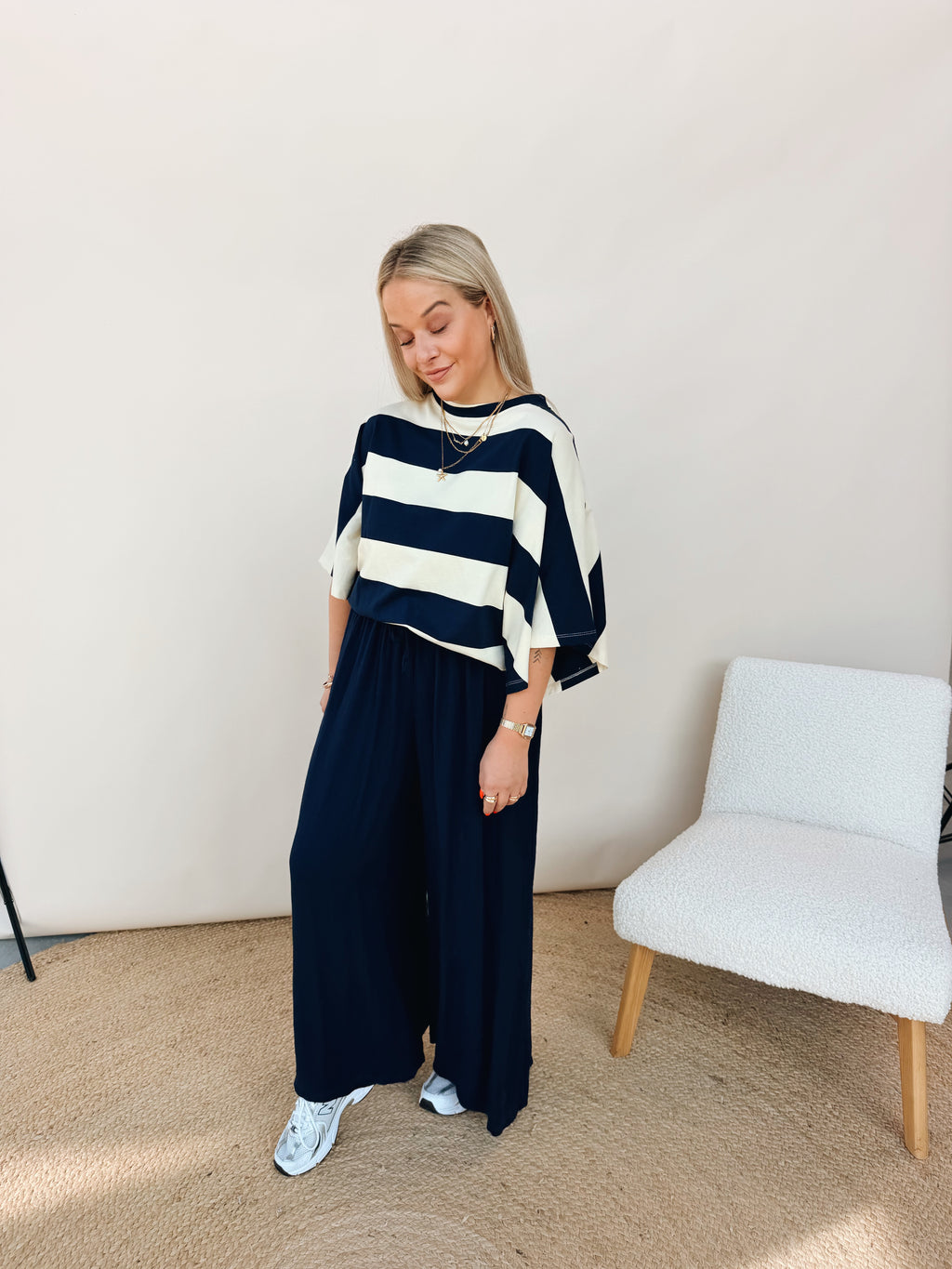 Violette Top Navy