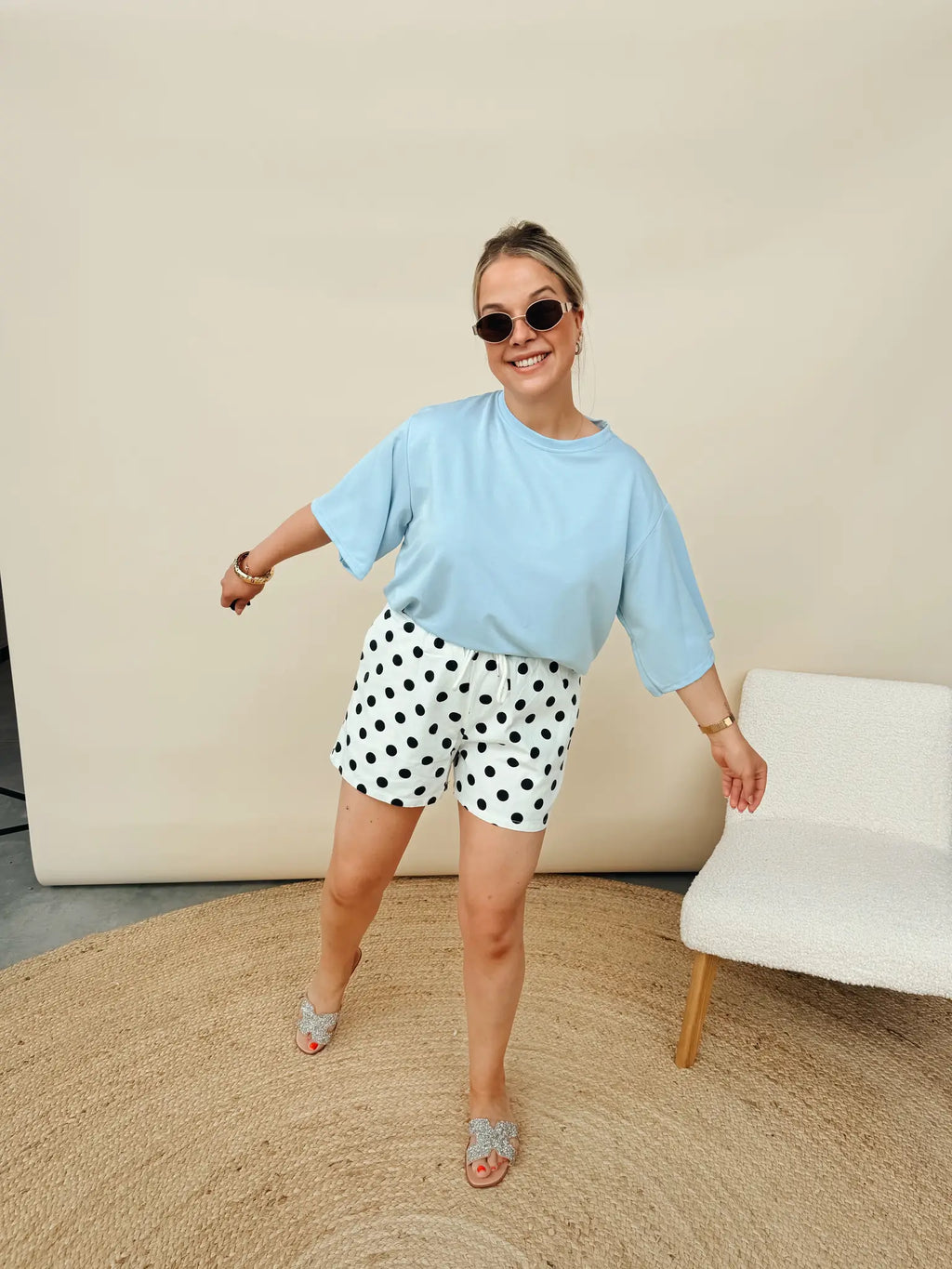 Nina Dot Short Wit