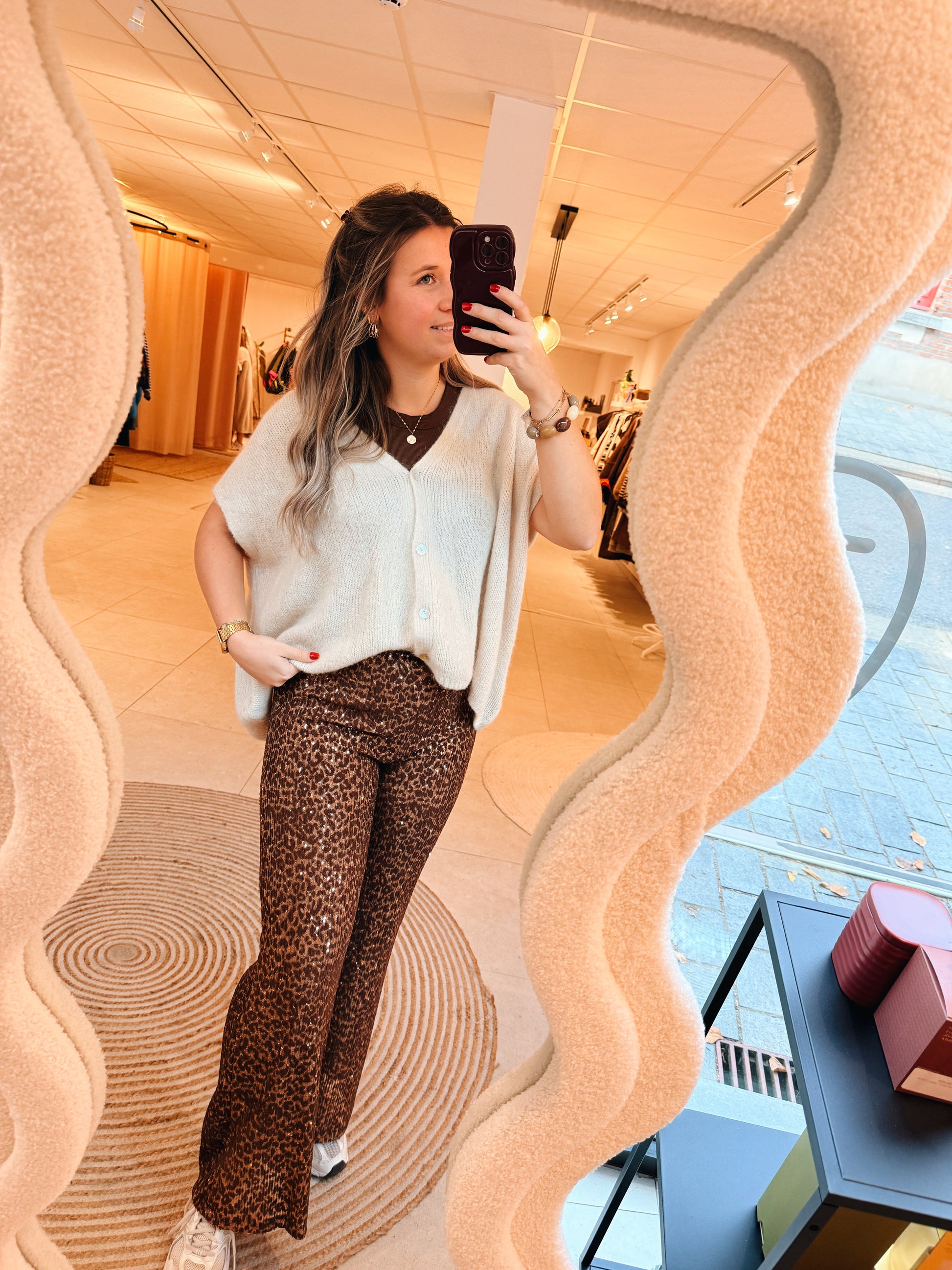 Pippa Leopard Pantalon