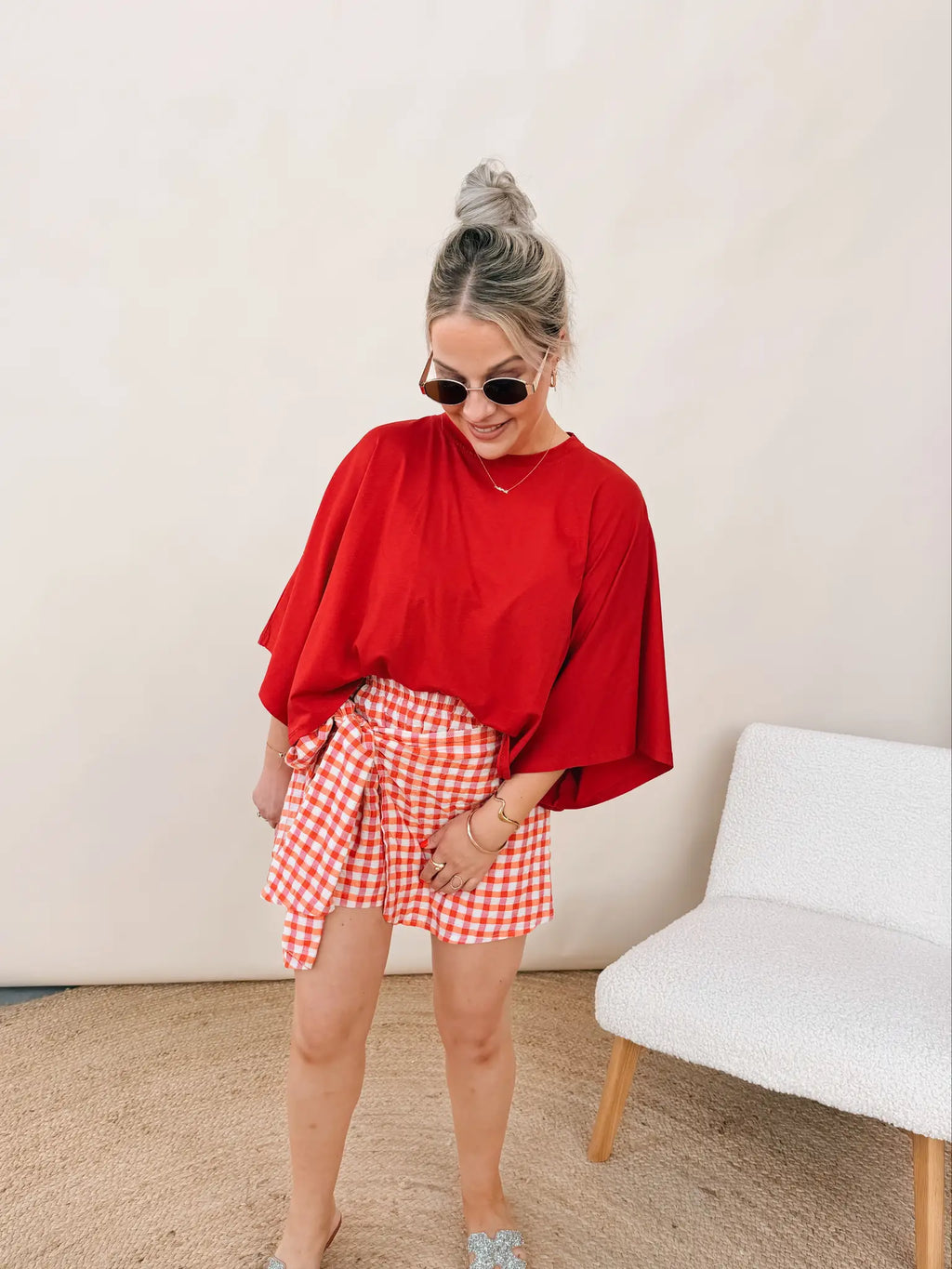 Lenza Top Rood