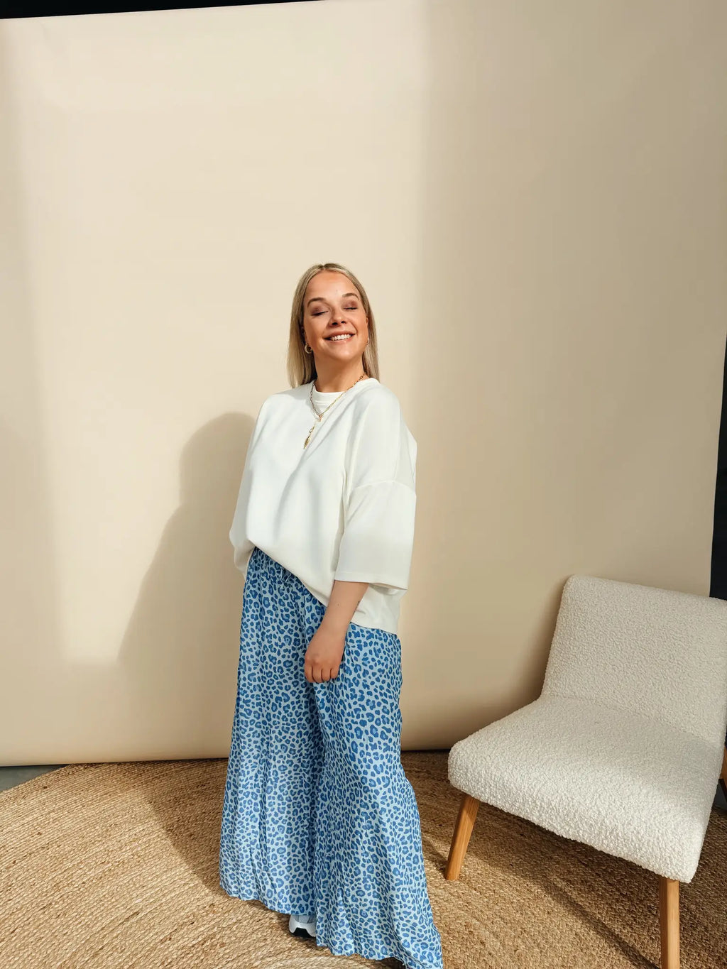 Annebel Leopard Pantalon