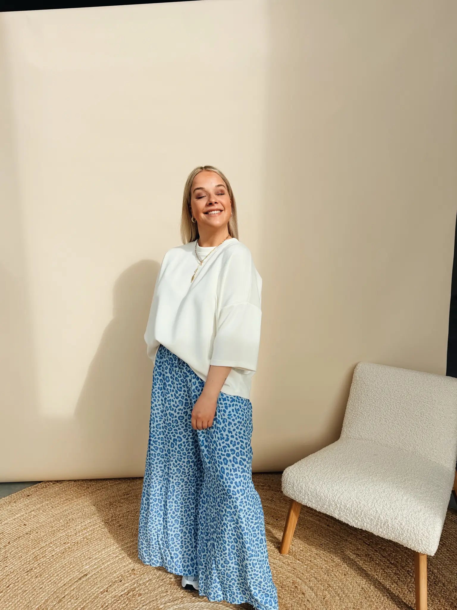 Annebel Leopard Pantalon