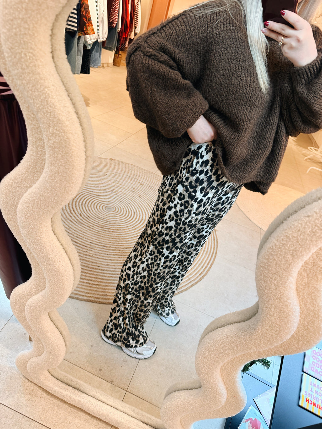 Marie Leopard Pantalon