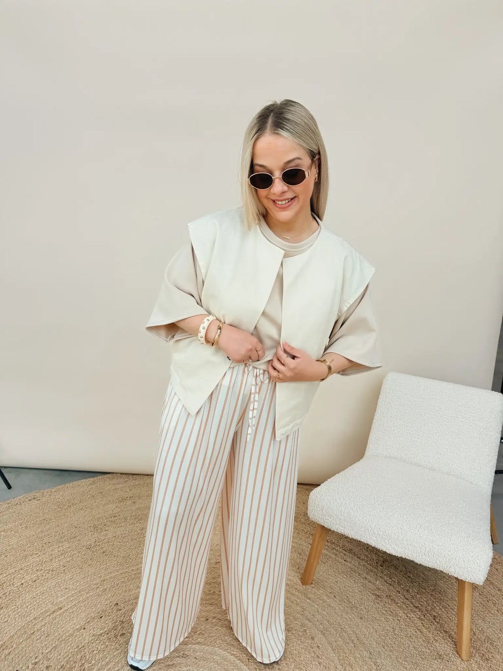 Fleur Jacket Beige