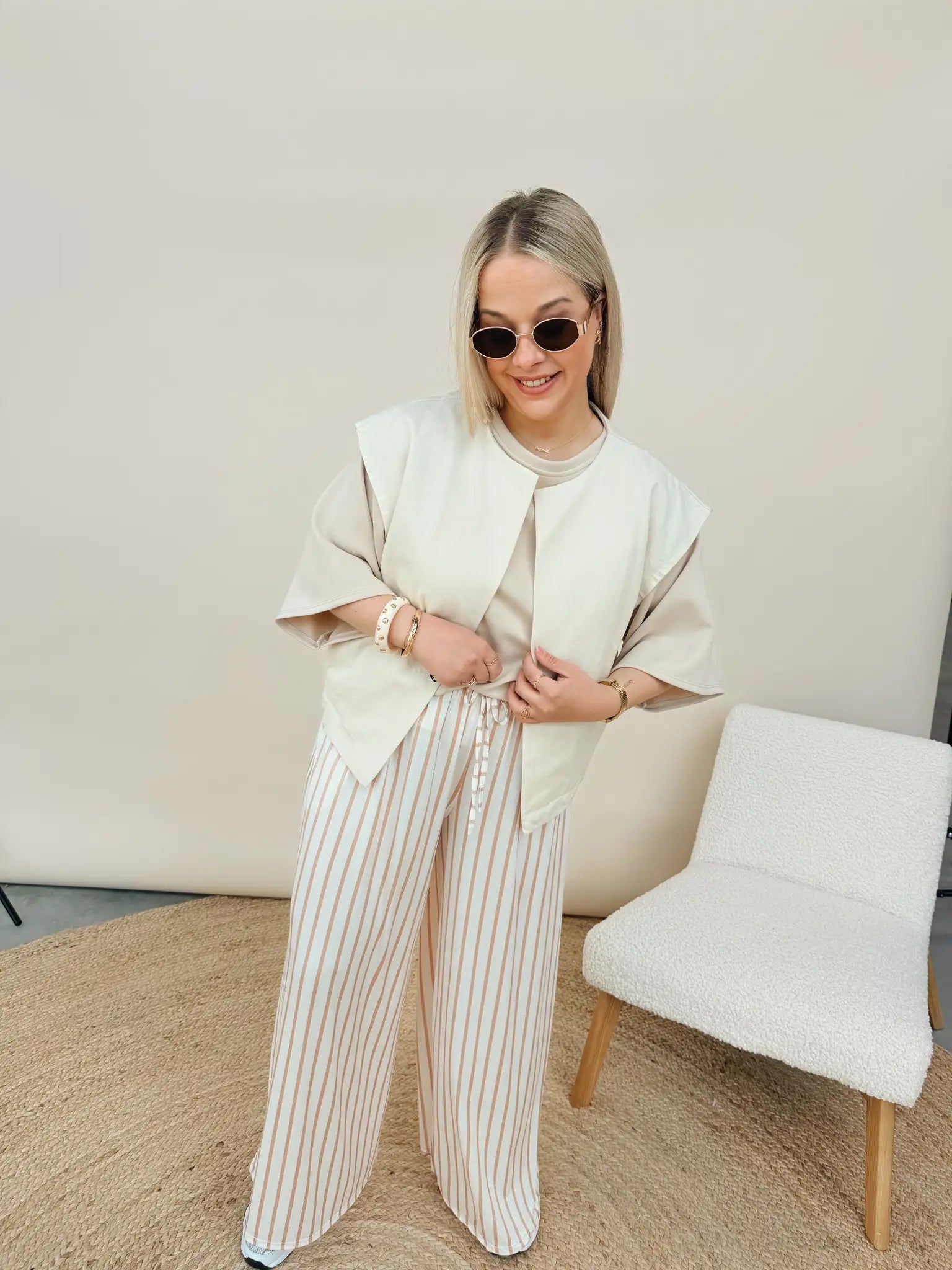 Fleur Jacket Beige
