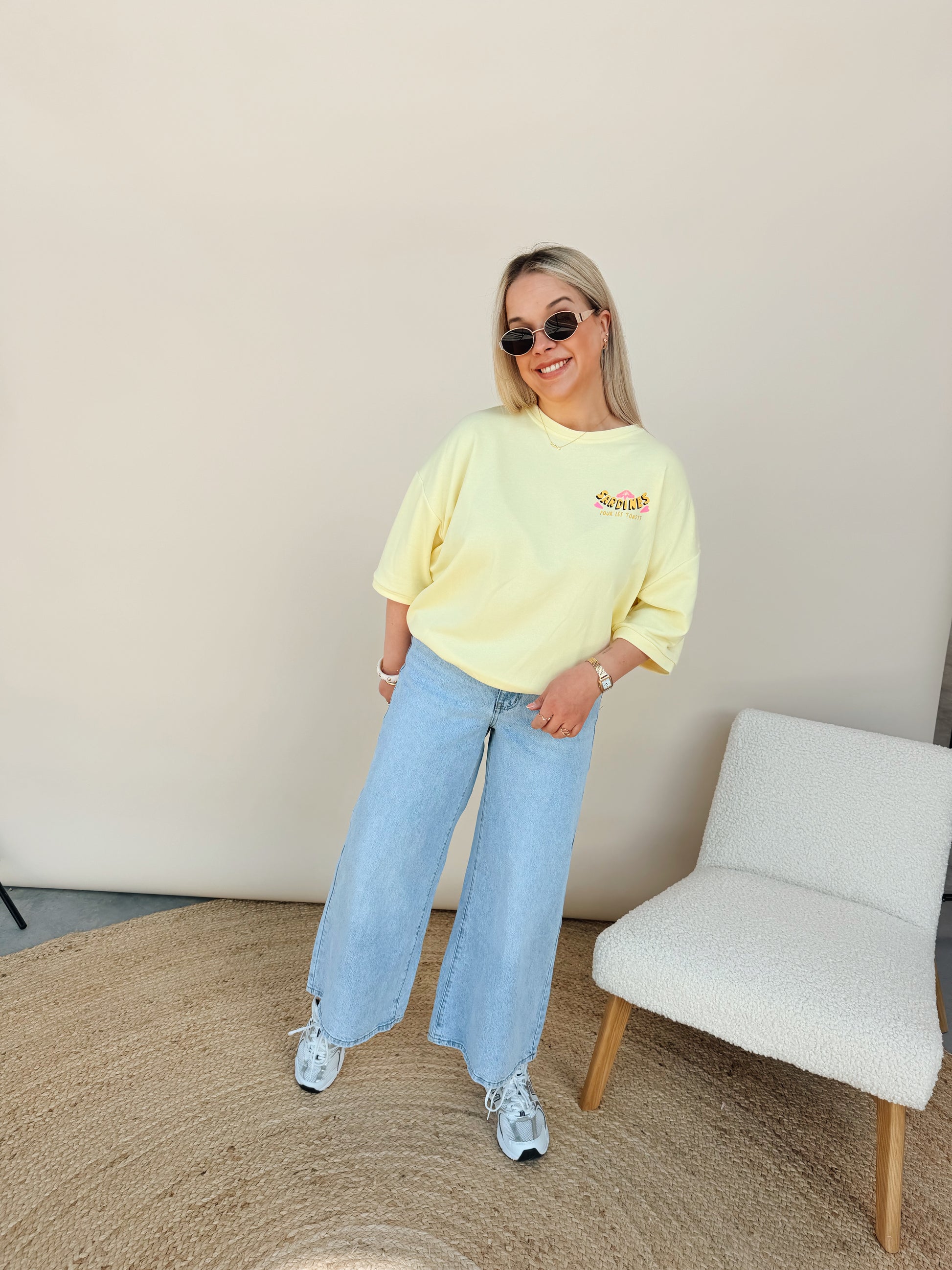 Wilma Wide Leg Cropped Jeans
