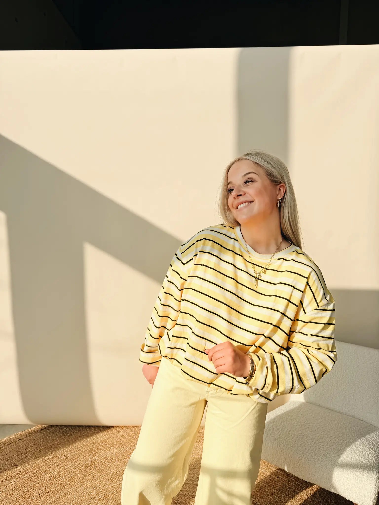 Josje Balloon Jeans Geel