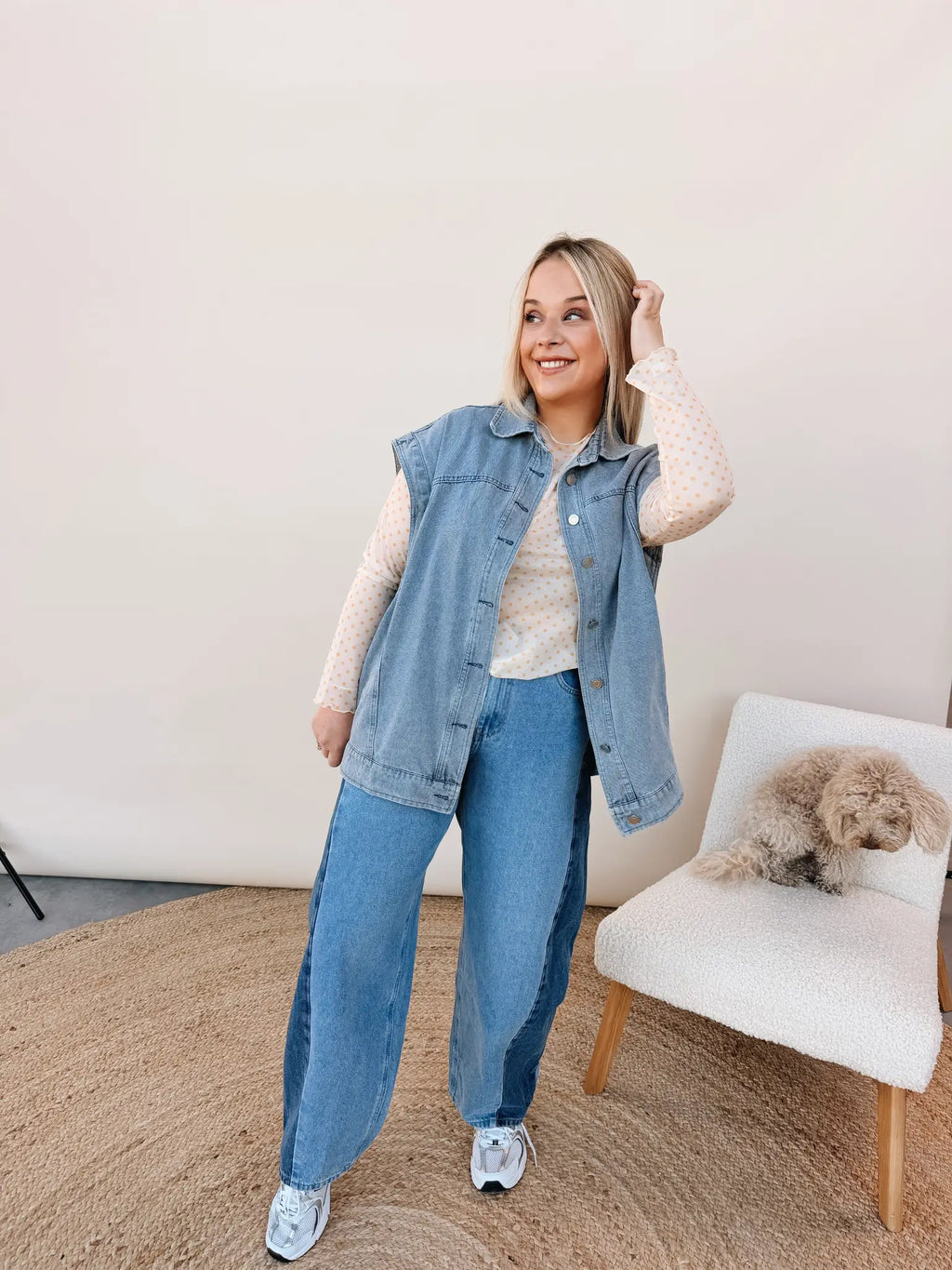 Teresa Dot Top Geel