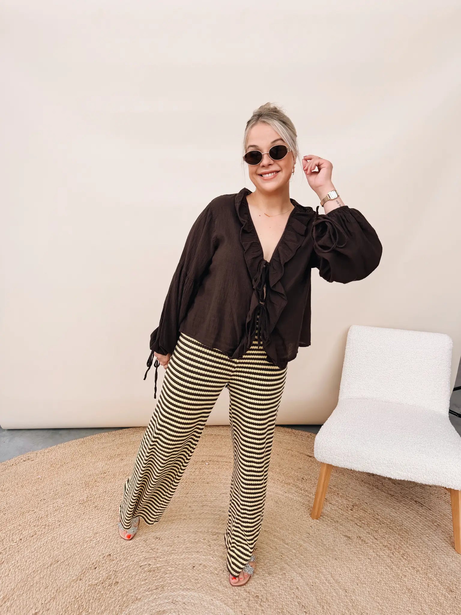 Cleo Pantalon Geel