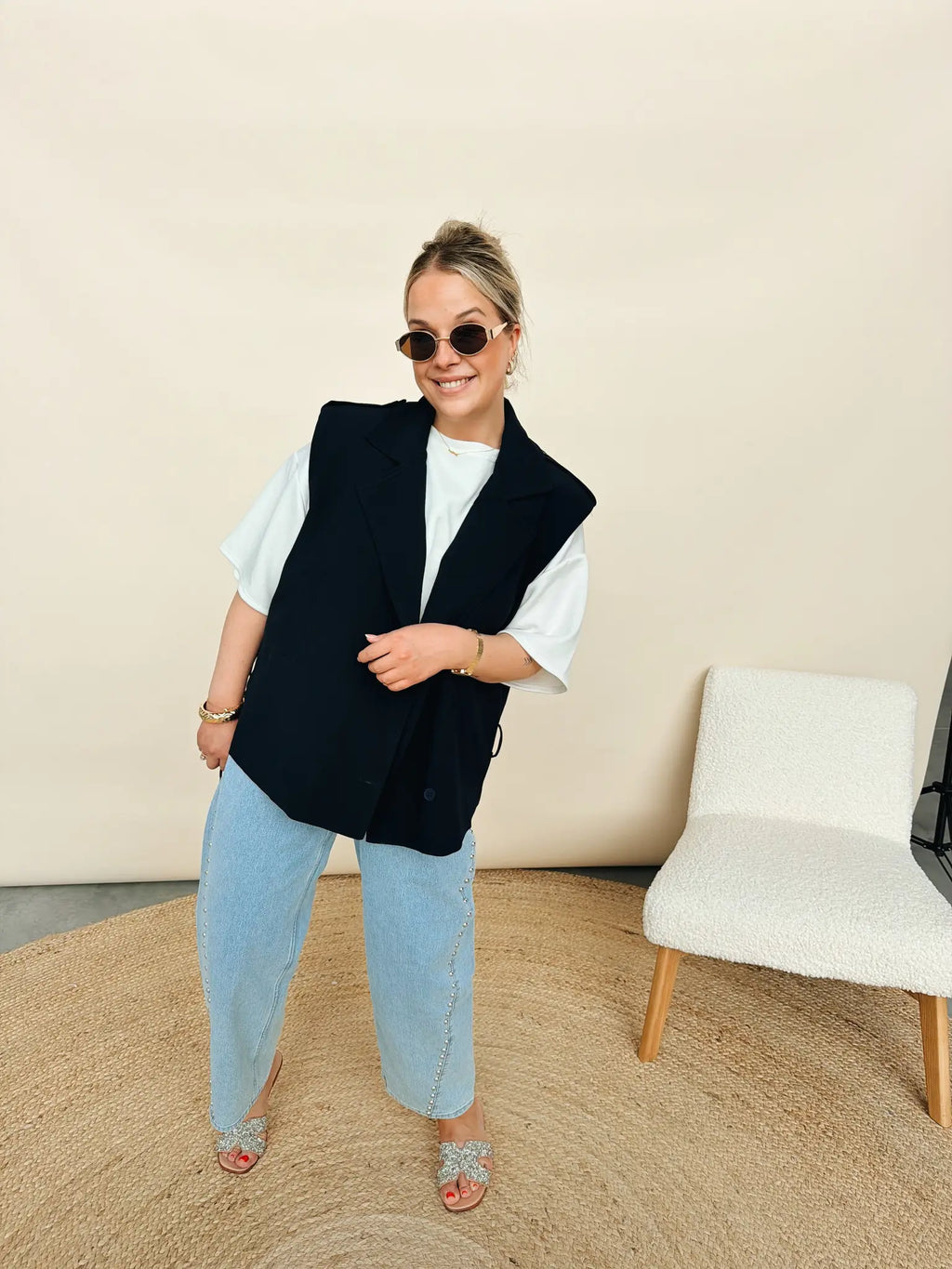 Noé Blazer Marineblauw
