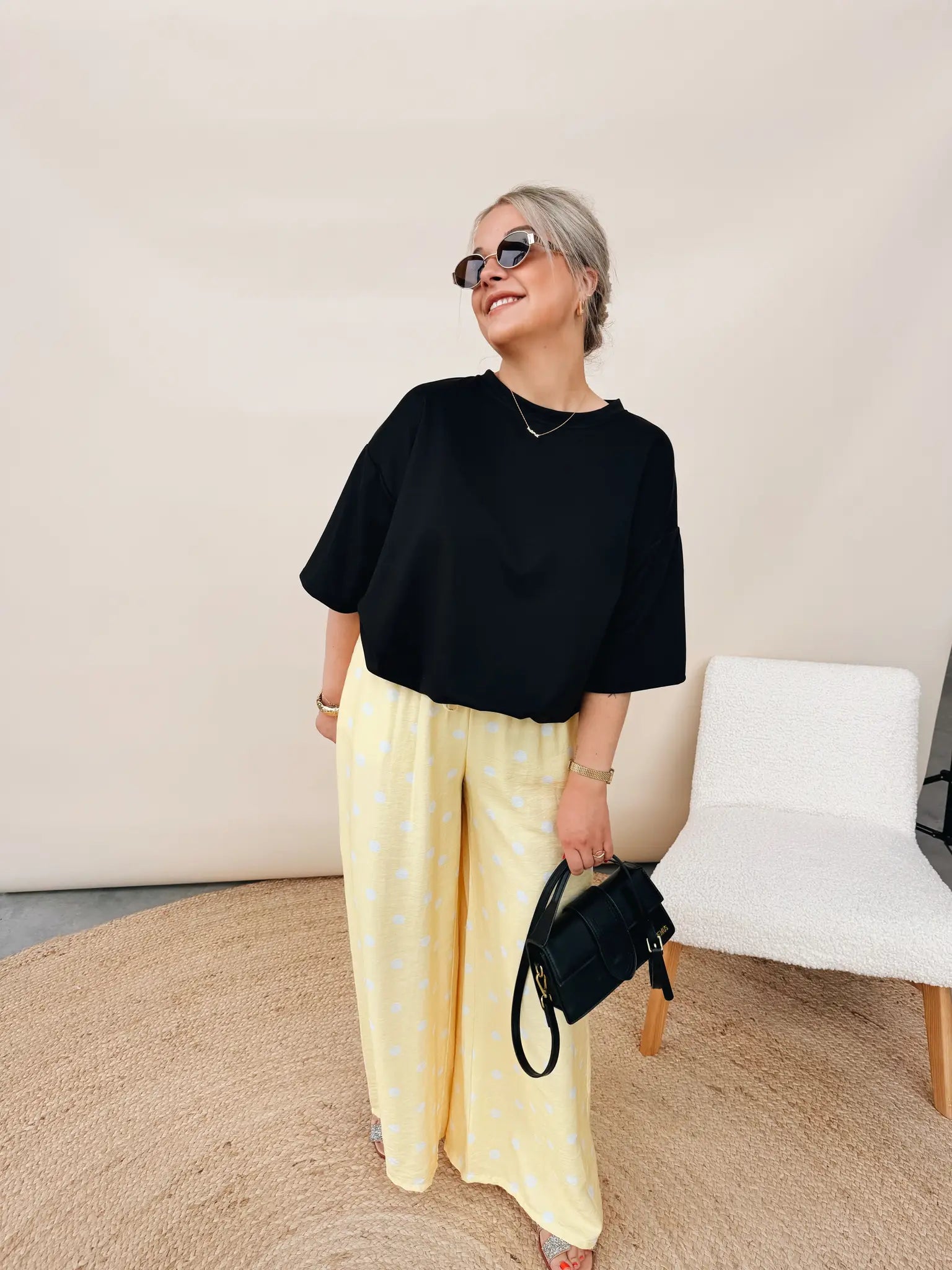 Celeste Dot Pantalon Geel