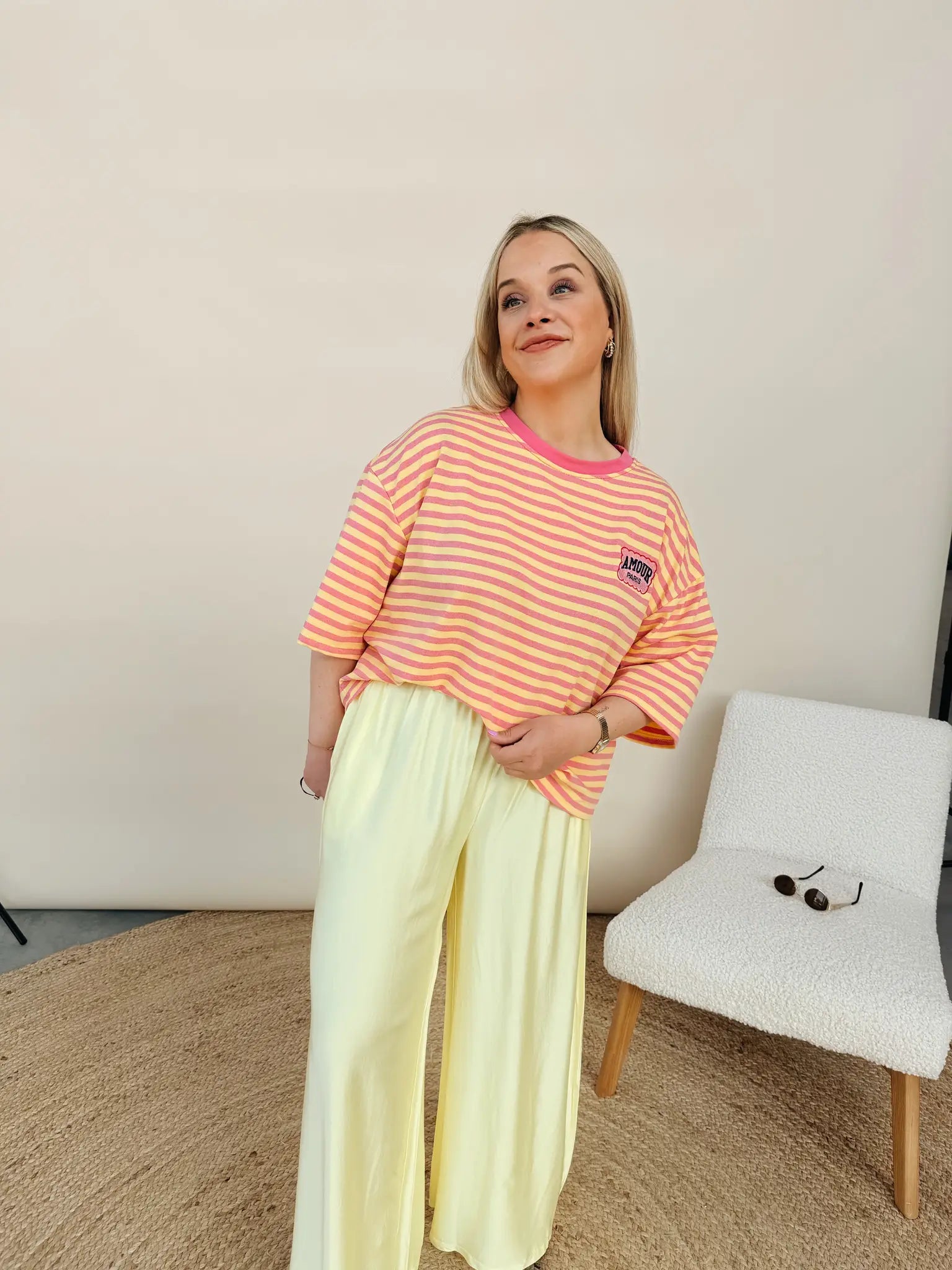 Shirt Amour Paris Roze
