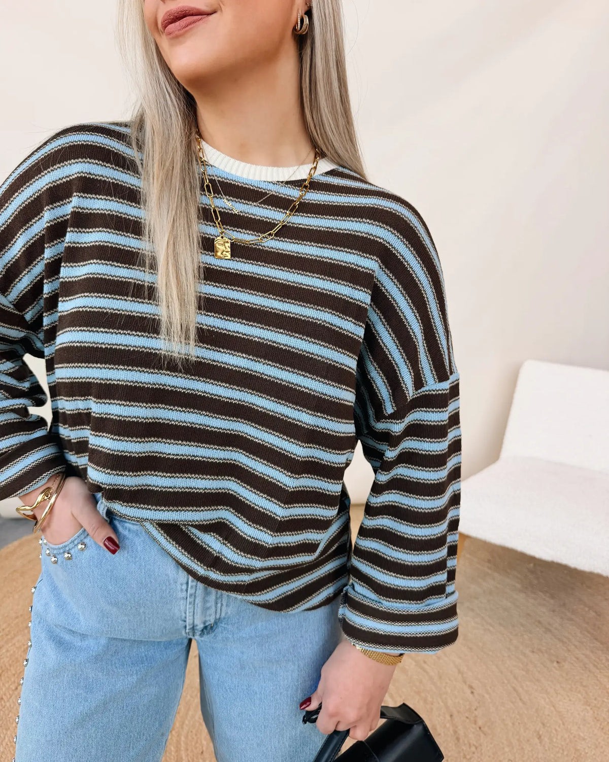 Colette Top Blauw