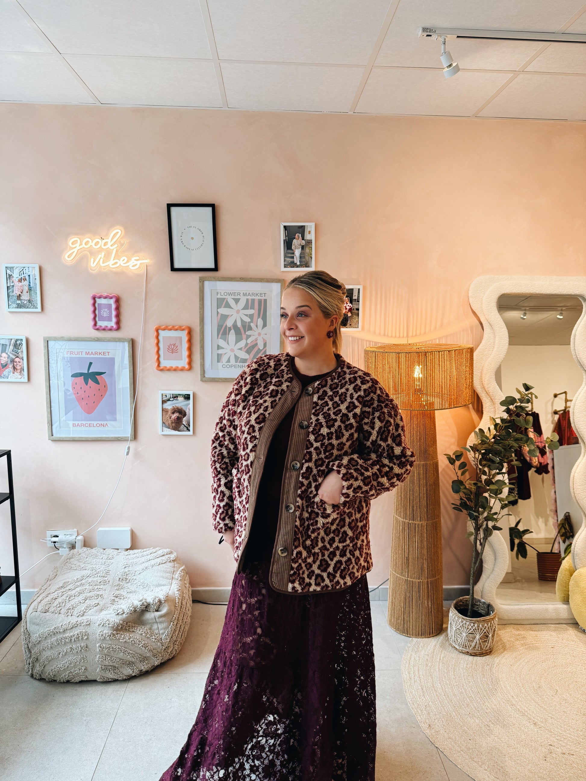 Lucille Leopard Jacket