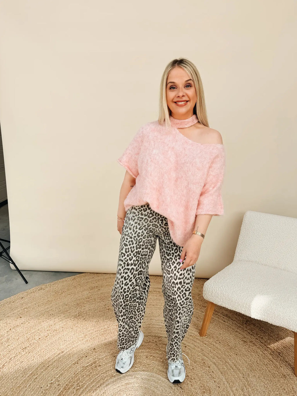Francien Balloon Jeans Leopard