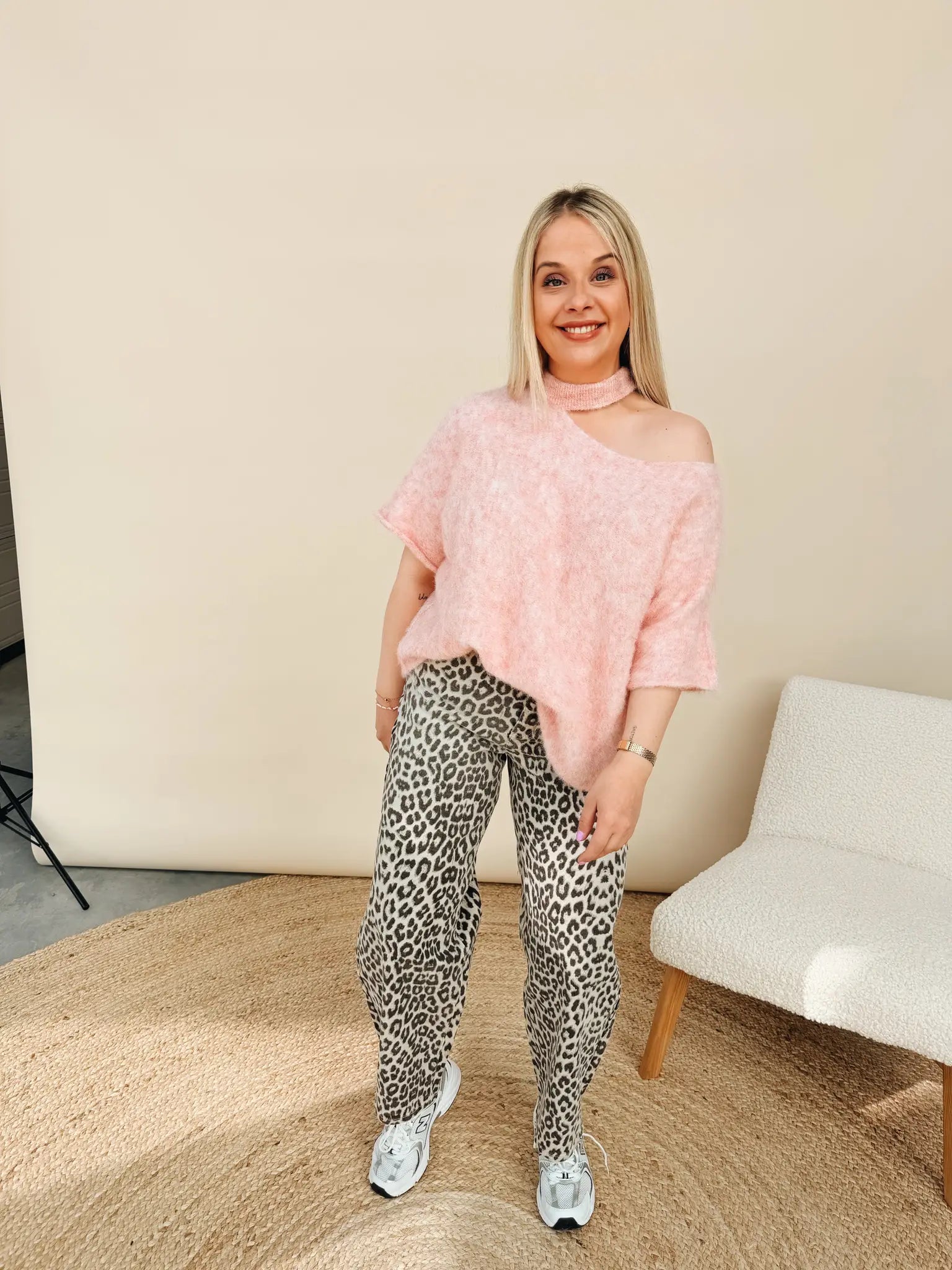 Francien Balloon Jeans Leopard