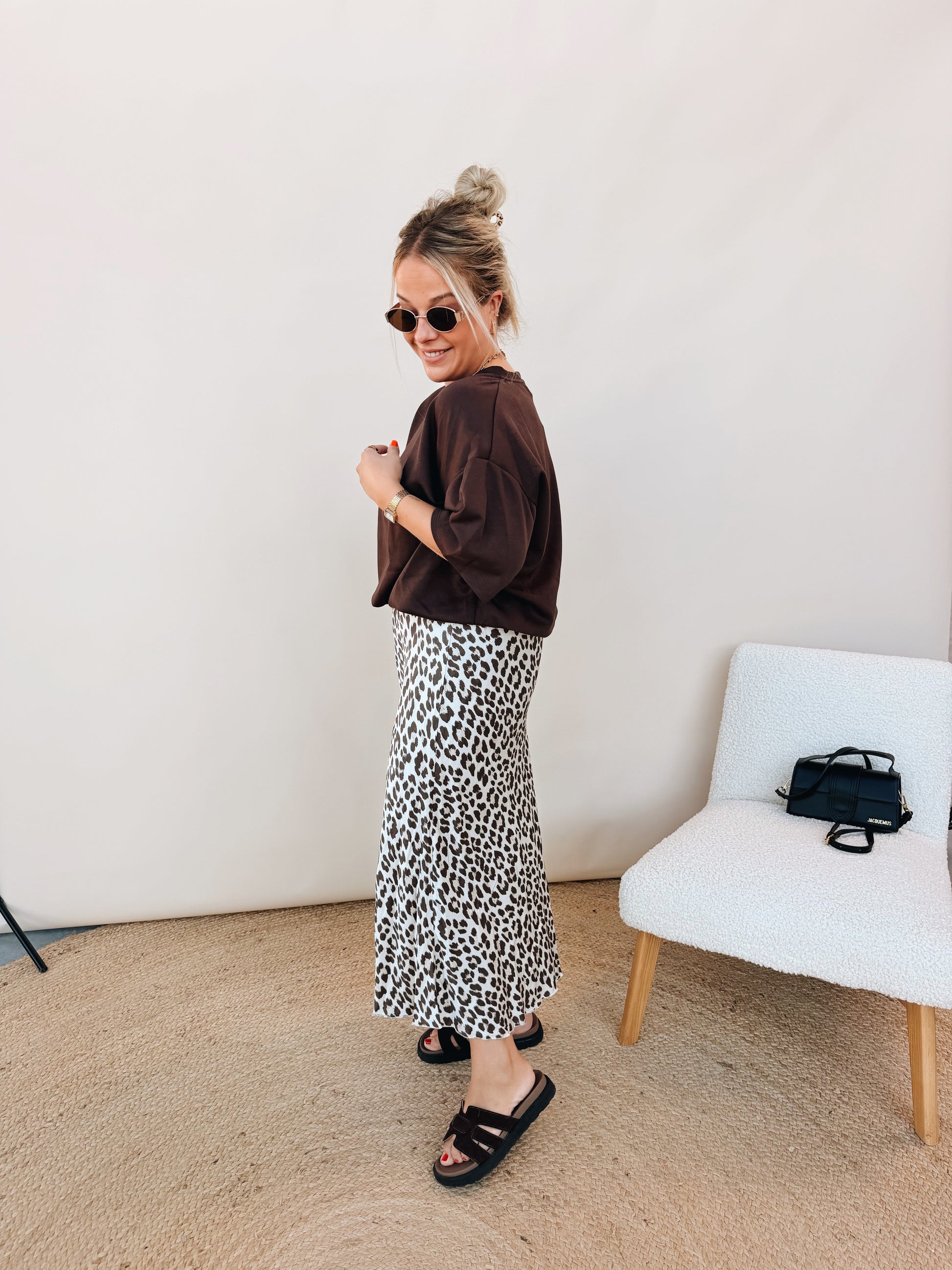 Jente Leopard Rok
