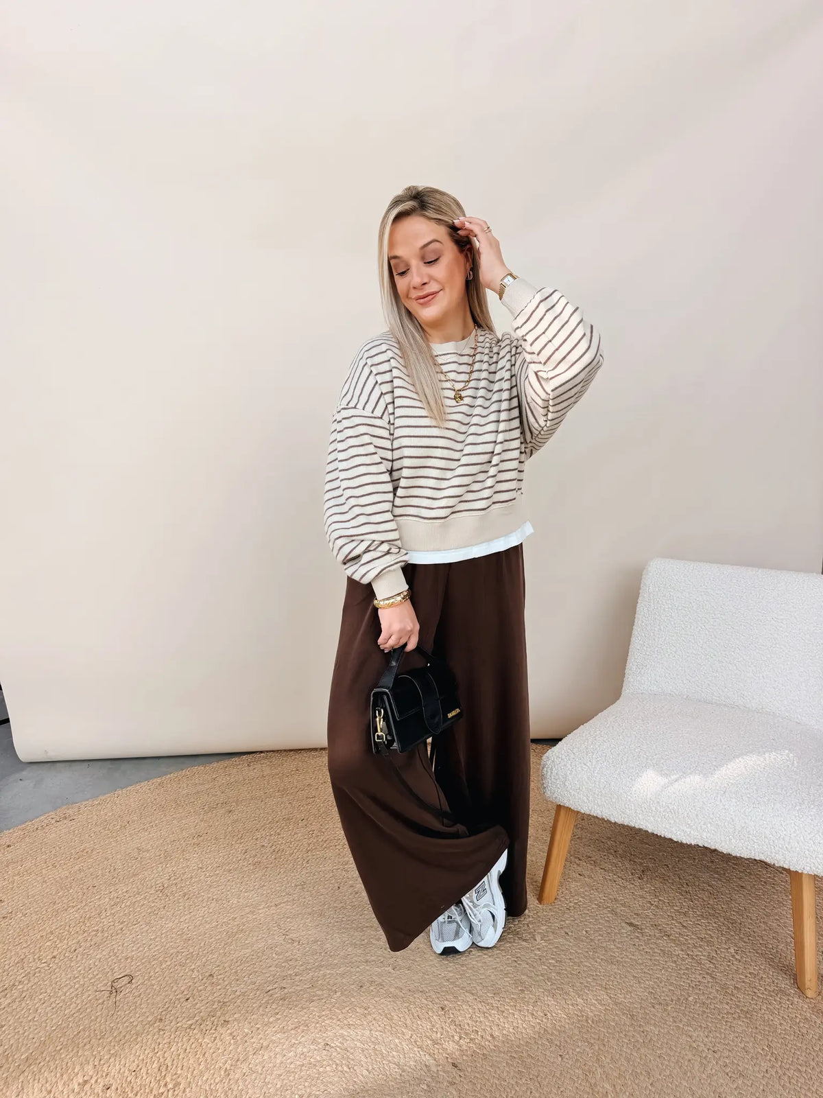 Emilie Sweatshirt Beige