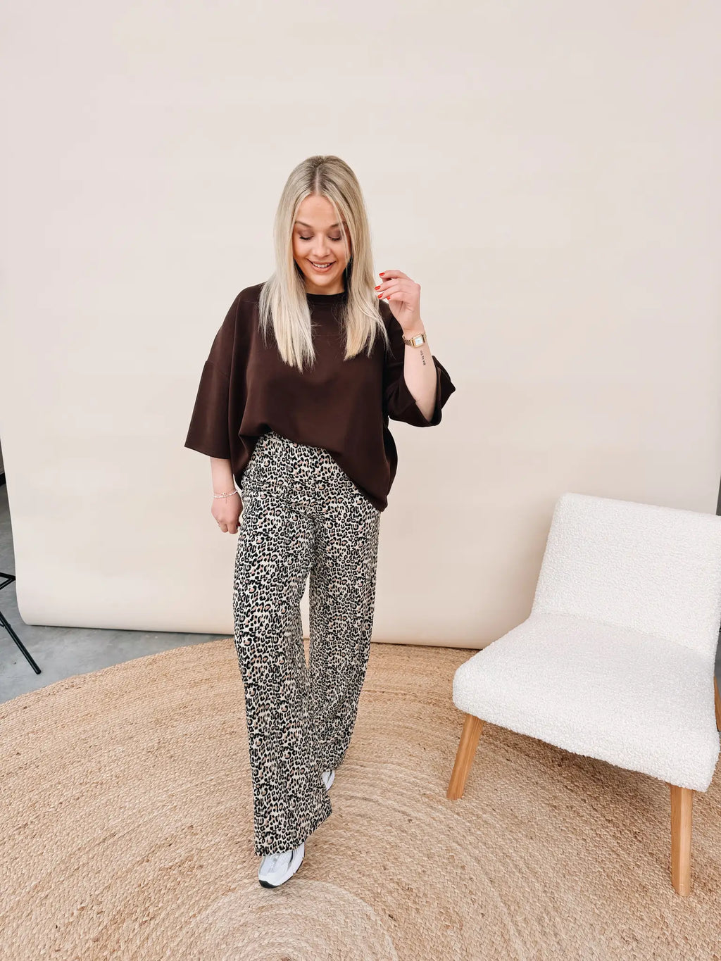Vieve Leopard Pantalon