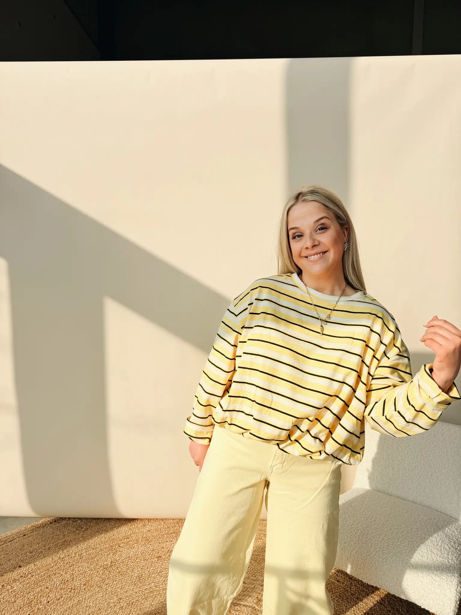 Josje Balloon Jeans Geel