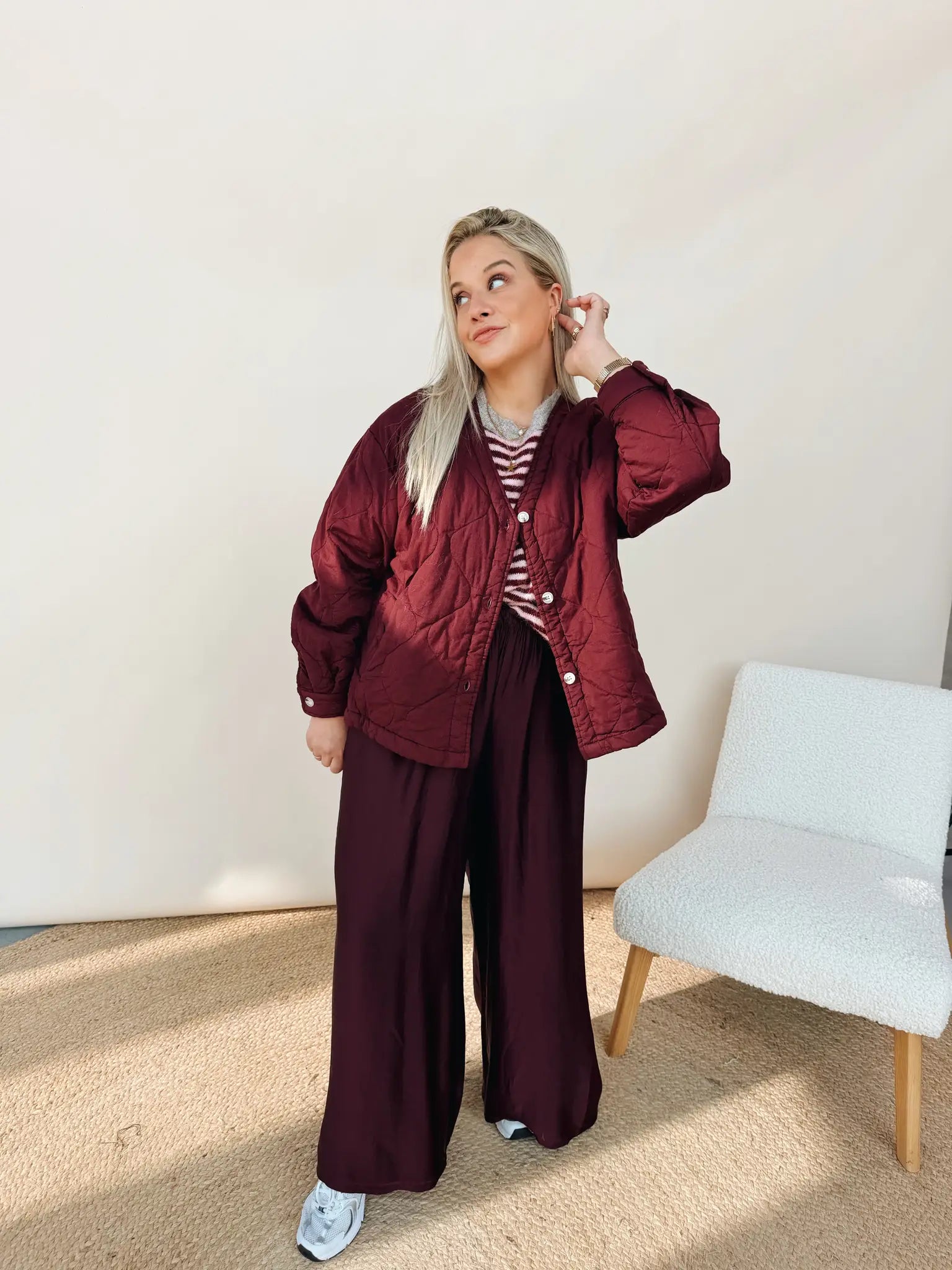 Zélie Jacket Bordeaux