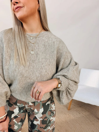 Rosanne Knit Beige
