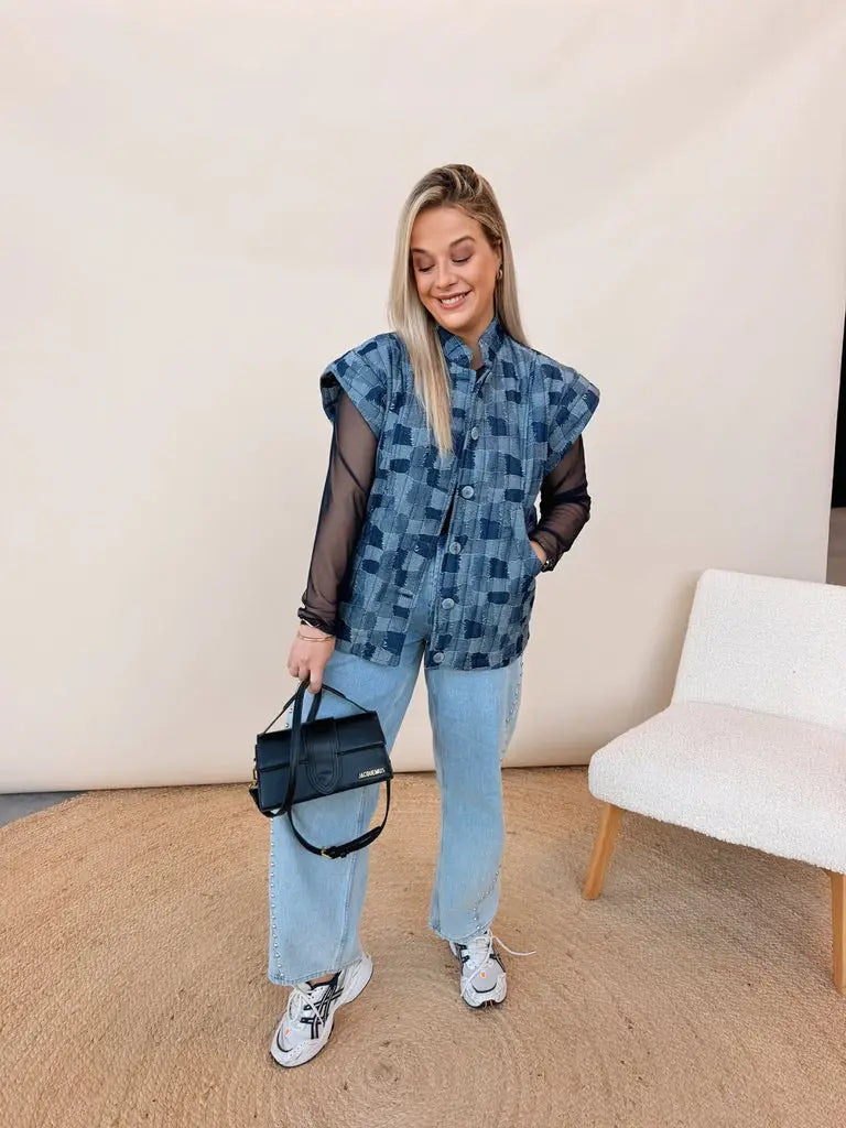 Roxane Patched Jeans Jacket