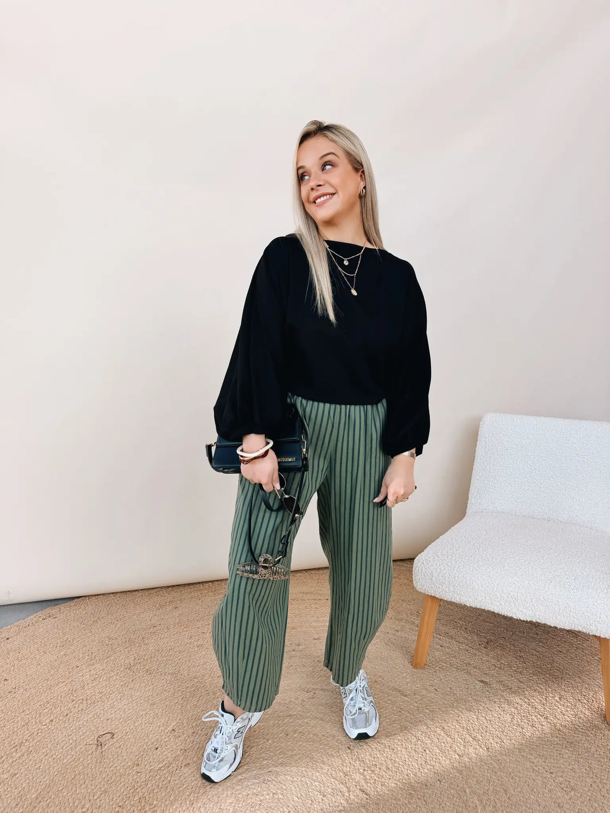 Albertine Top Zwart
